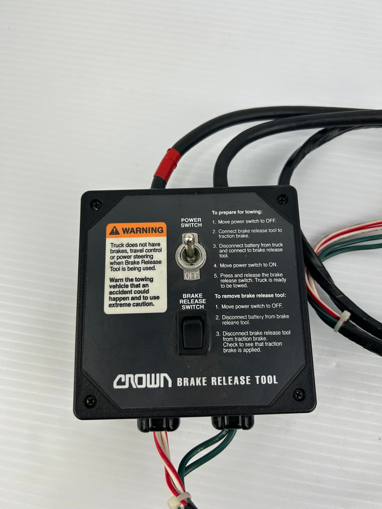 Crown Brake Release Tool Power Switch