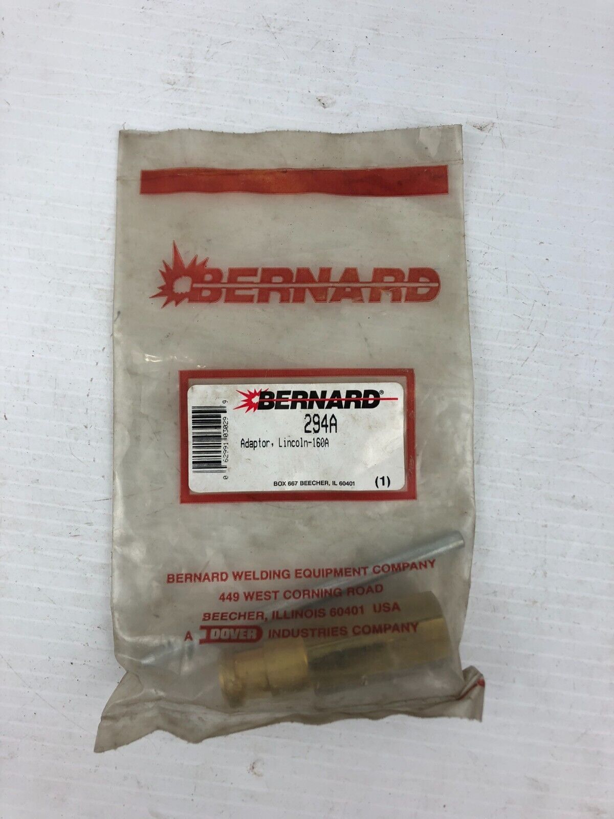 Bernard 294A Welding Adapter Lincoln 160A