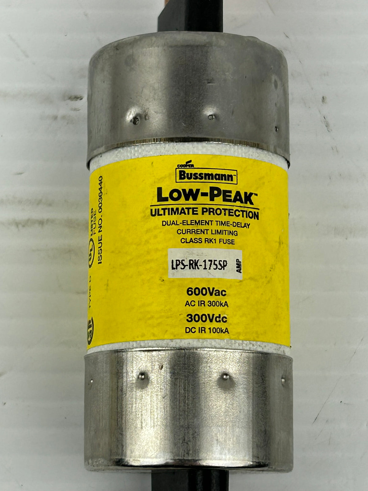 Bussmann LPS-RK-175SP Dual Element Time Delay Fuse 175A 600VAC/300VDC