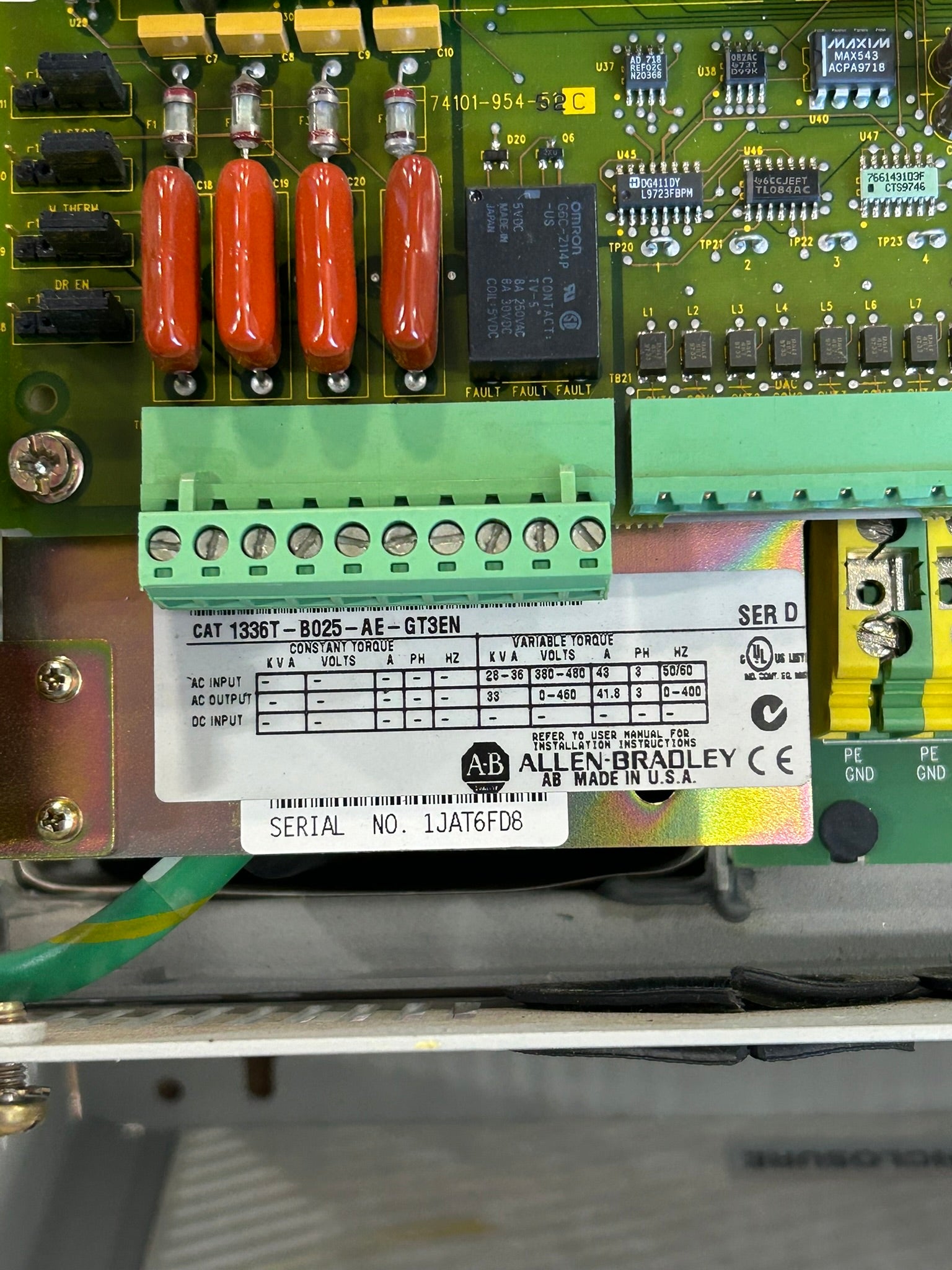 Allen-Bradley 1336T-B025-AE-GT3EN 1336 Force Drive Series D