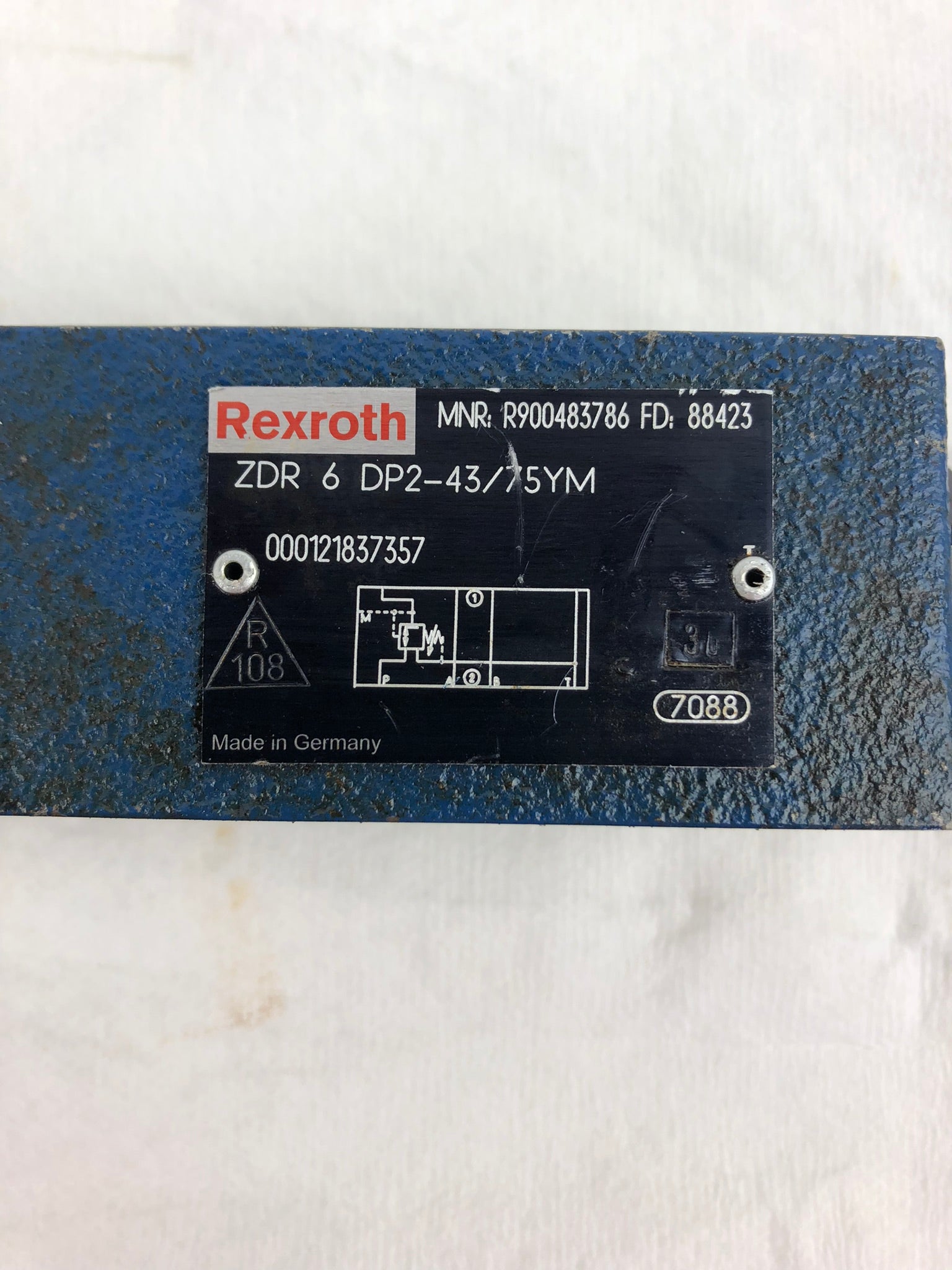 Rexroth ZDR 6 DP2-43/75YM Hydraulic Valve R900483786