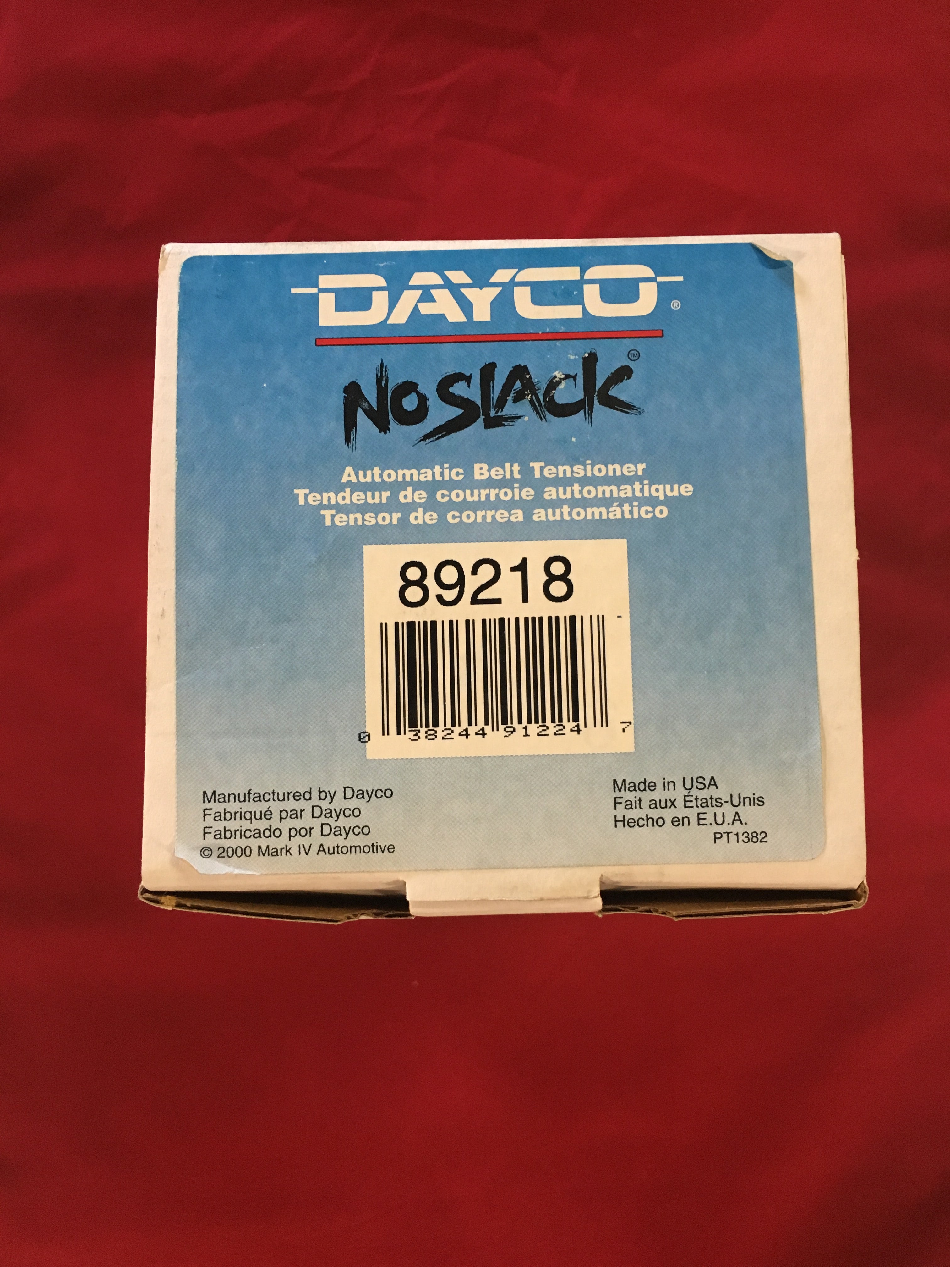 Dayco No Slack Automatic Belt Tensioner 89218