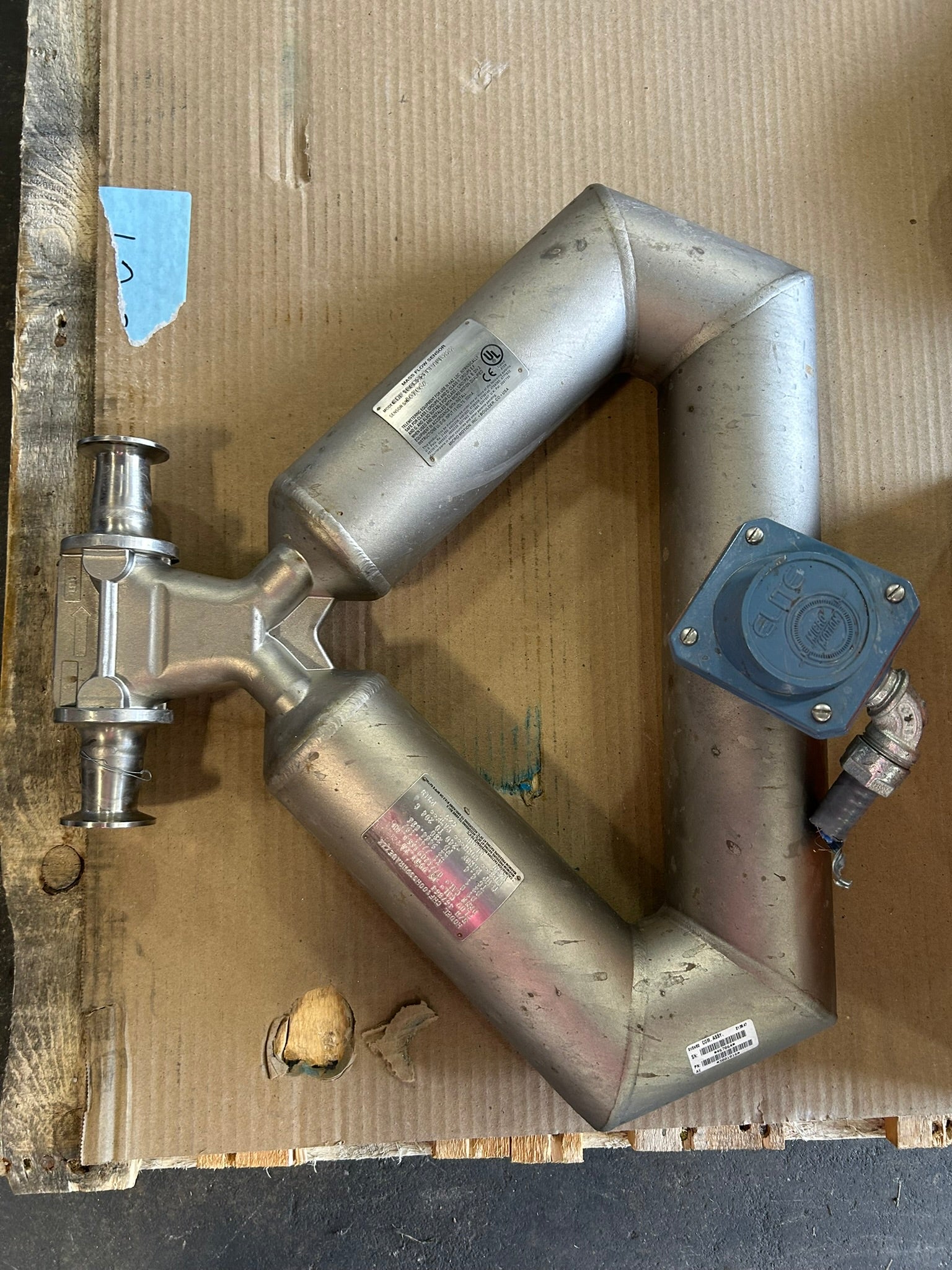 Micro Motion CMF100M339NRAUEZZZ Mass Flow Sensor 275PMAX 625PSIG