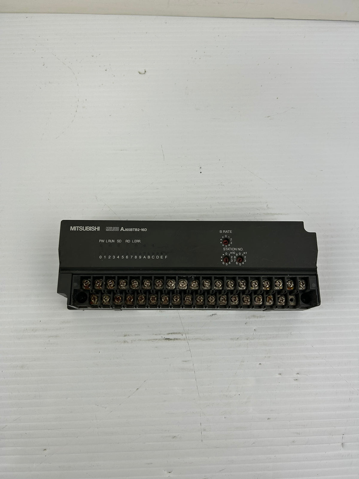 Mitsubishi AJ65BTB2-16D Melsec CC-Link Input Unit PLC Module 24VDC 7mA No Cover