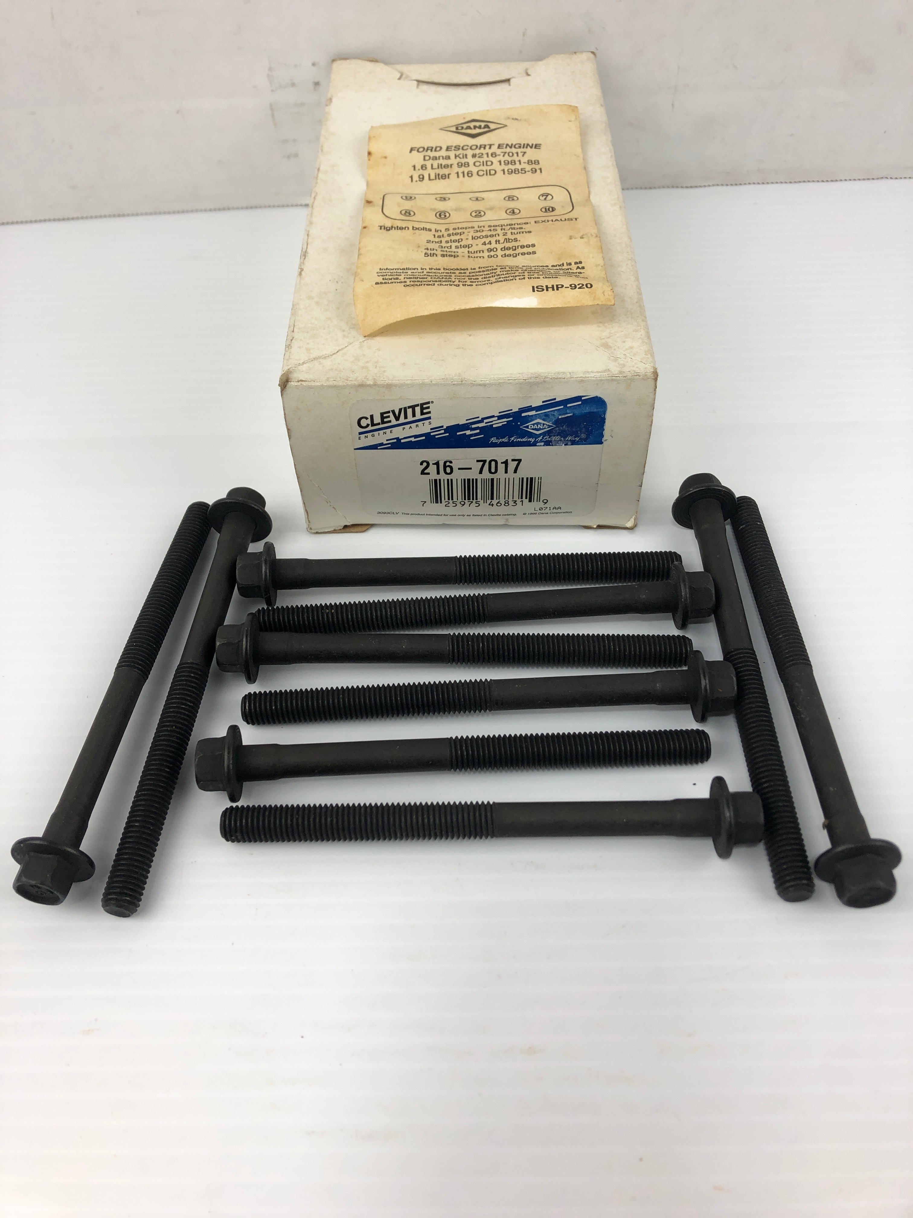 Clevite 216-7019 Engine Cylinder Head Bolt Set 2167017