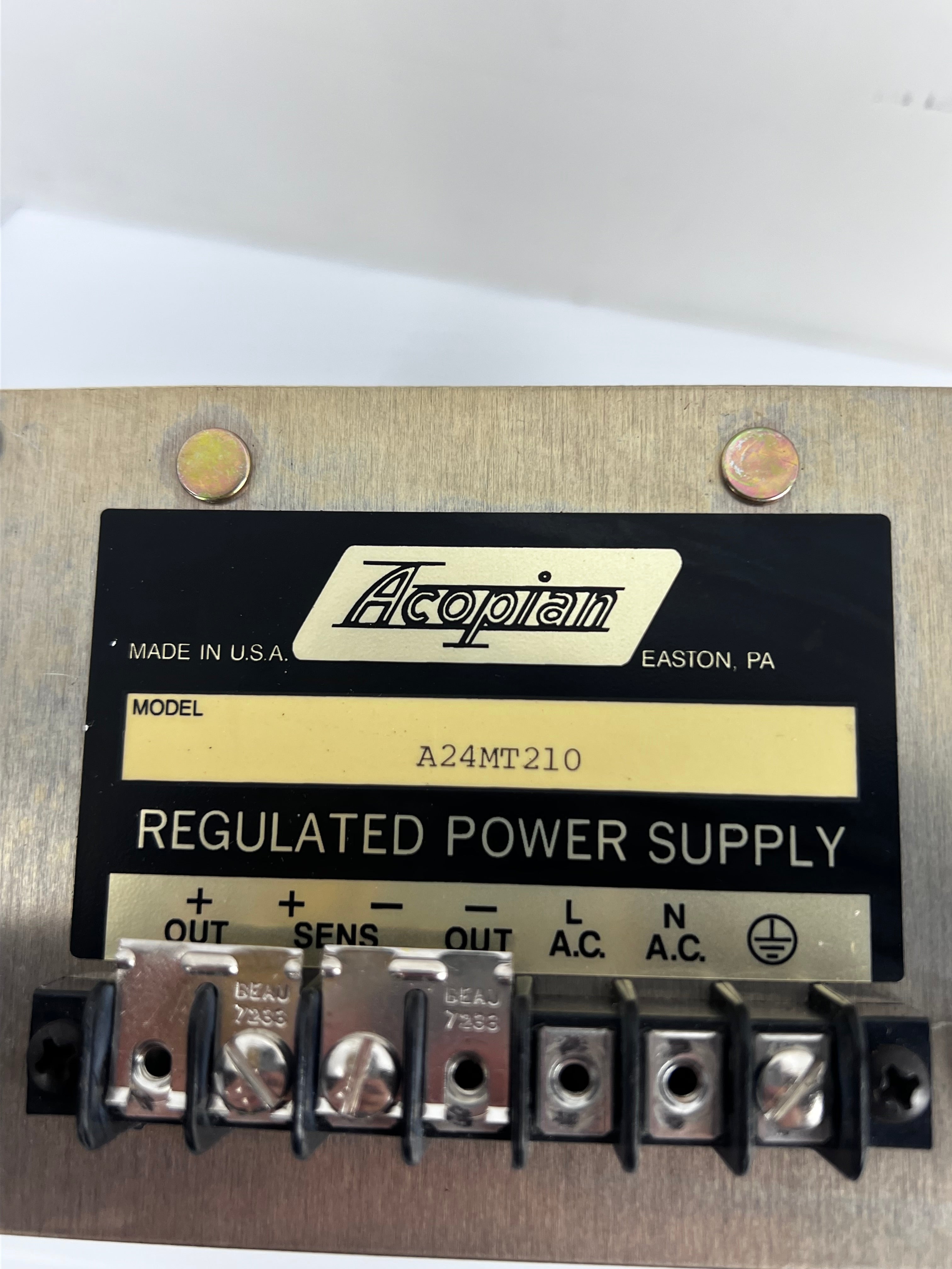 Acopian A24MT210 Regulated Power Supply