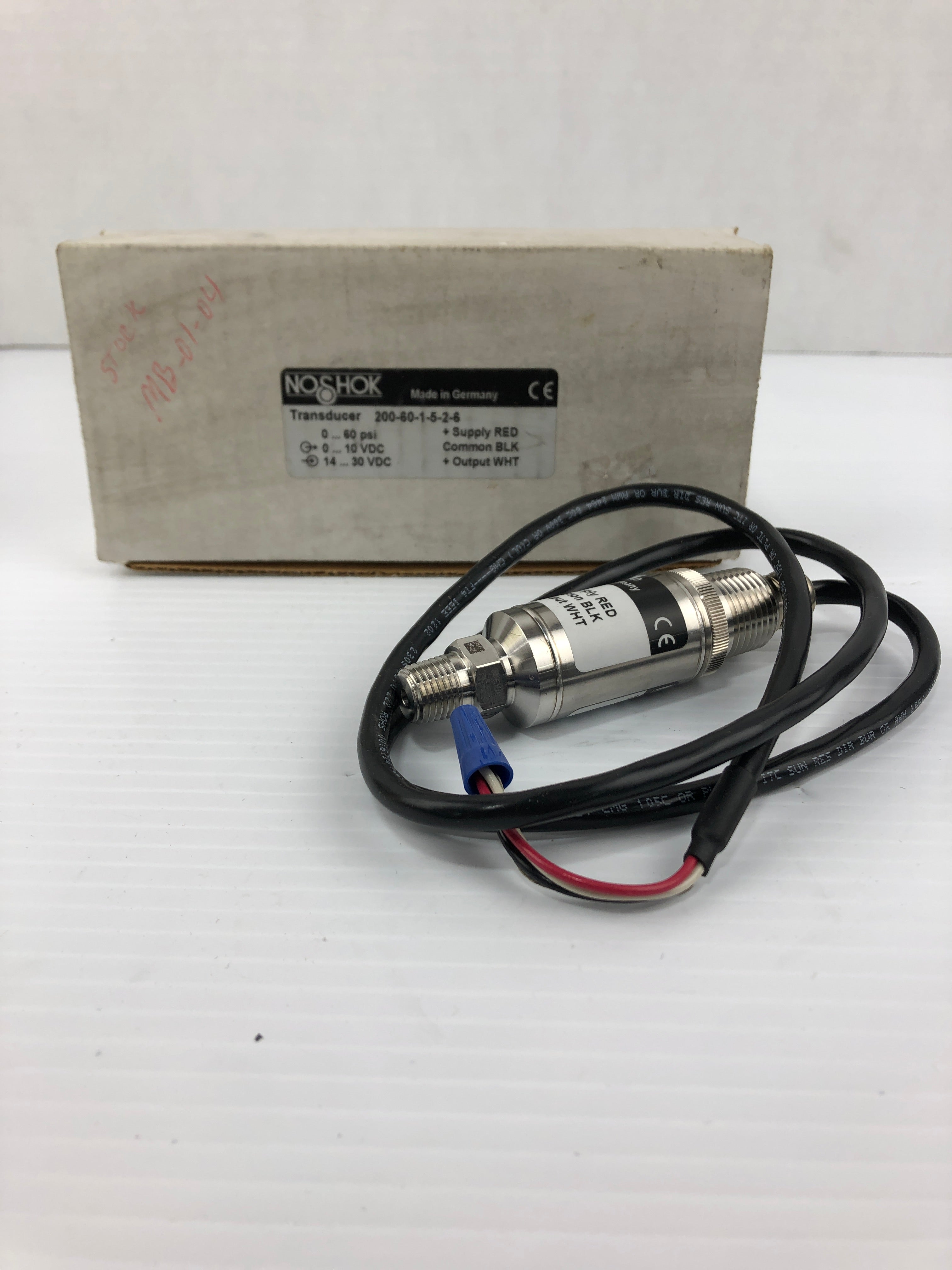 NoShok 200-60-1-5-2-6 Transducer 0-60 PSI