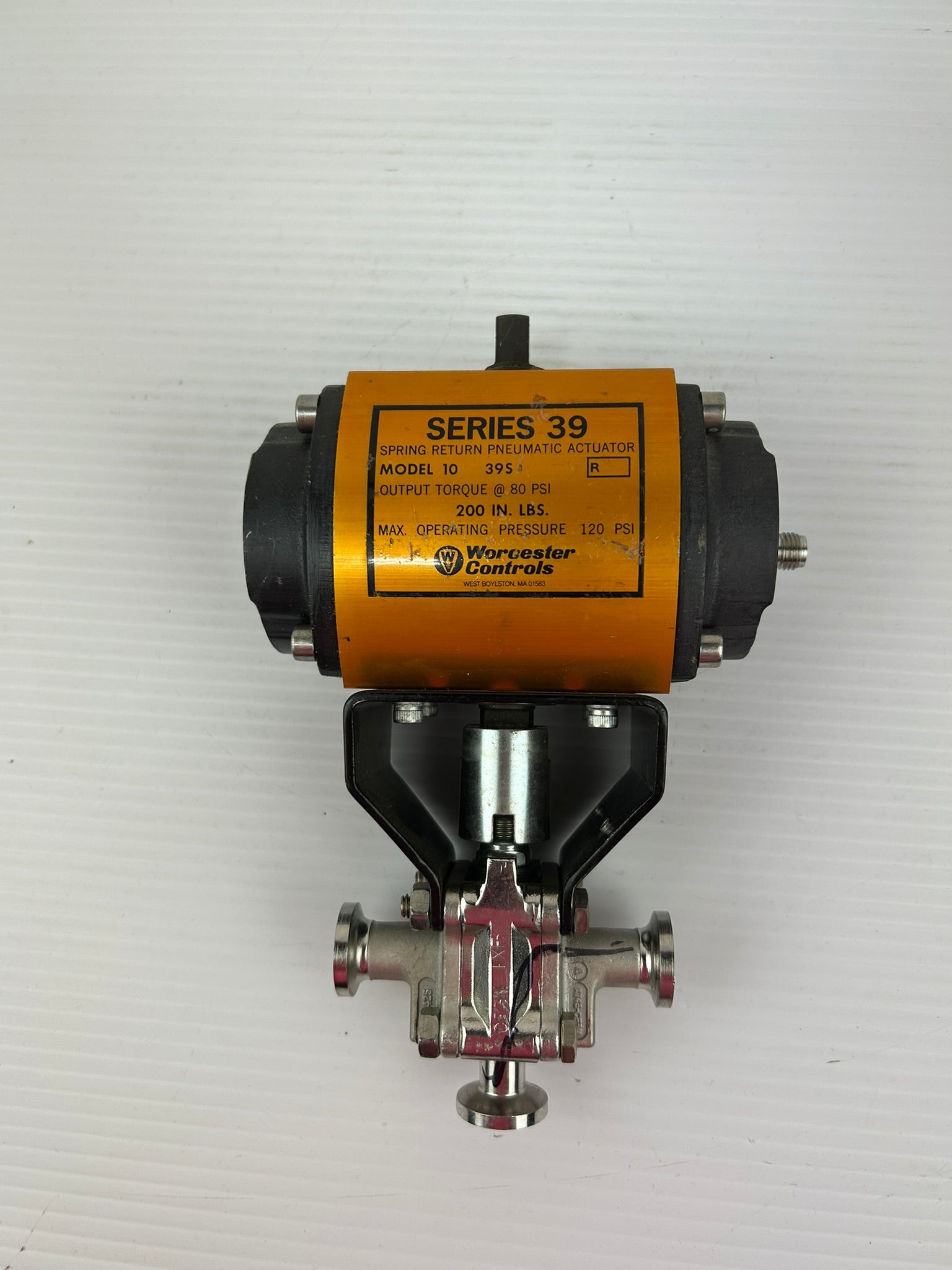 Worcester Controls 1039SR Pneumatic Actuator 10 39S R Series 39