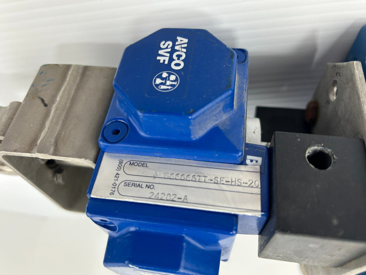 Compact H20 SR 2C Turn Actuator AVCO SVF Valve Positioner 1/2" B66666TT-SE-HS-20