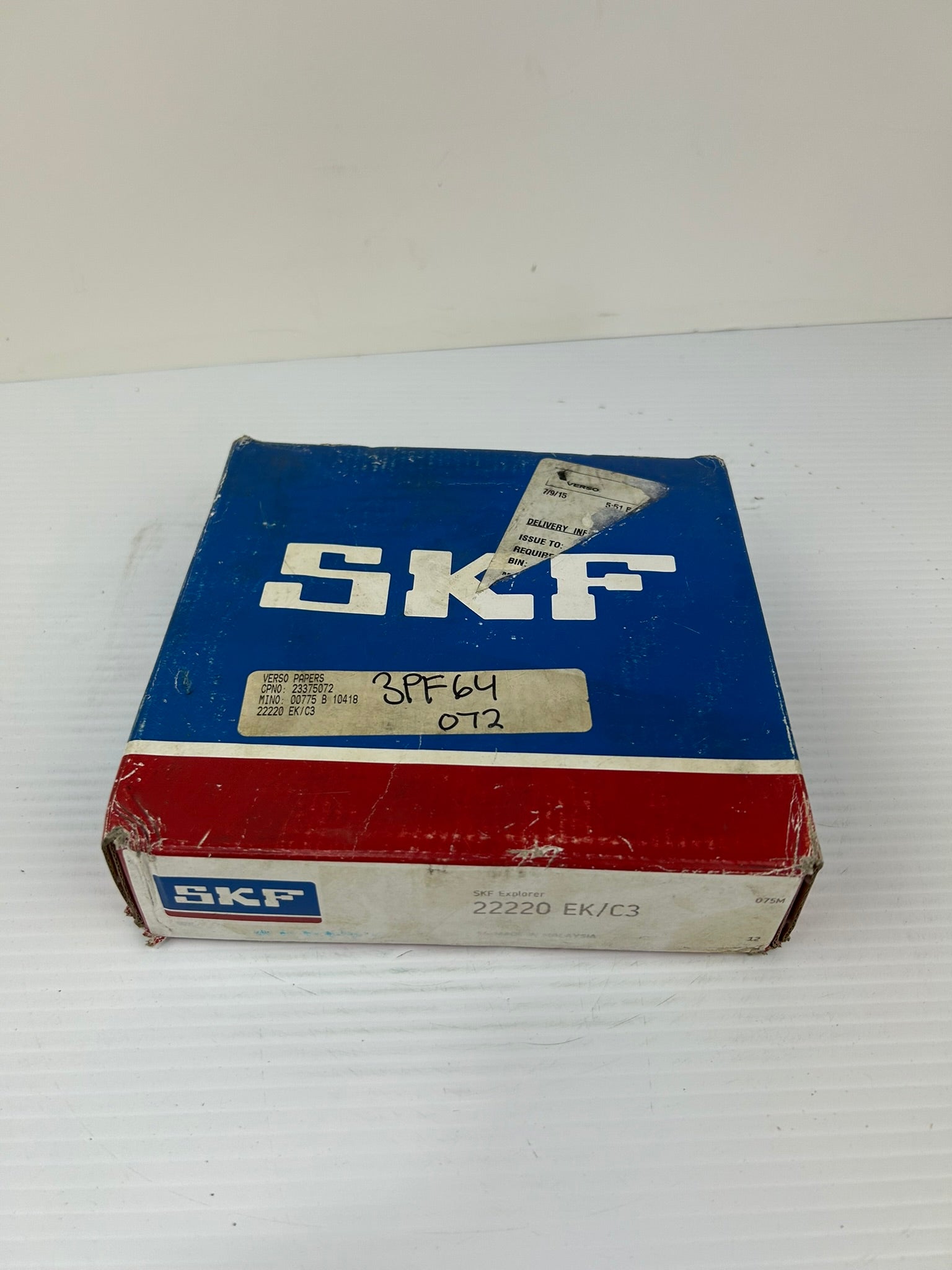 SKF 22220 EK/C3 Spherical Roller Bearing