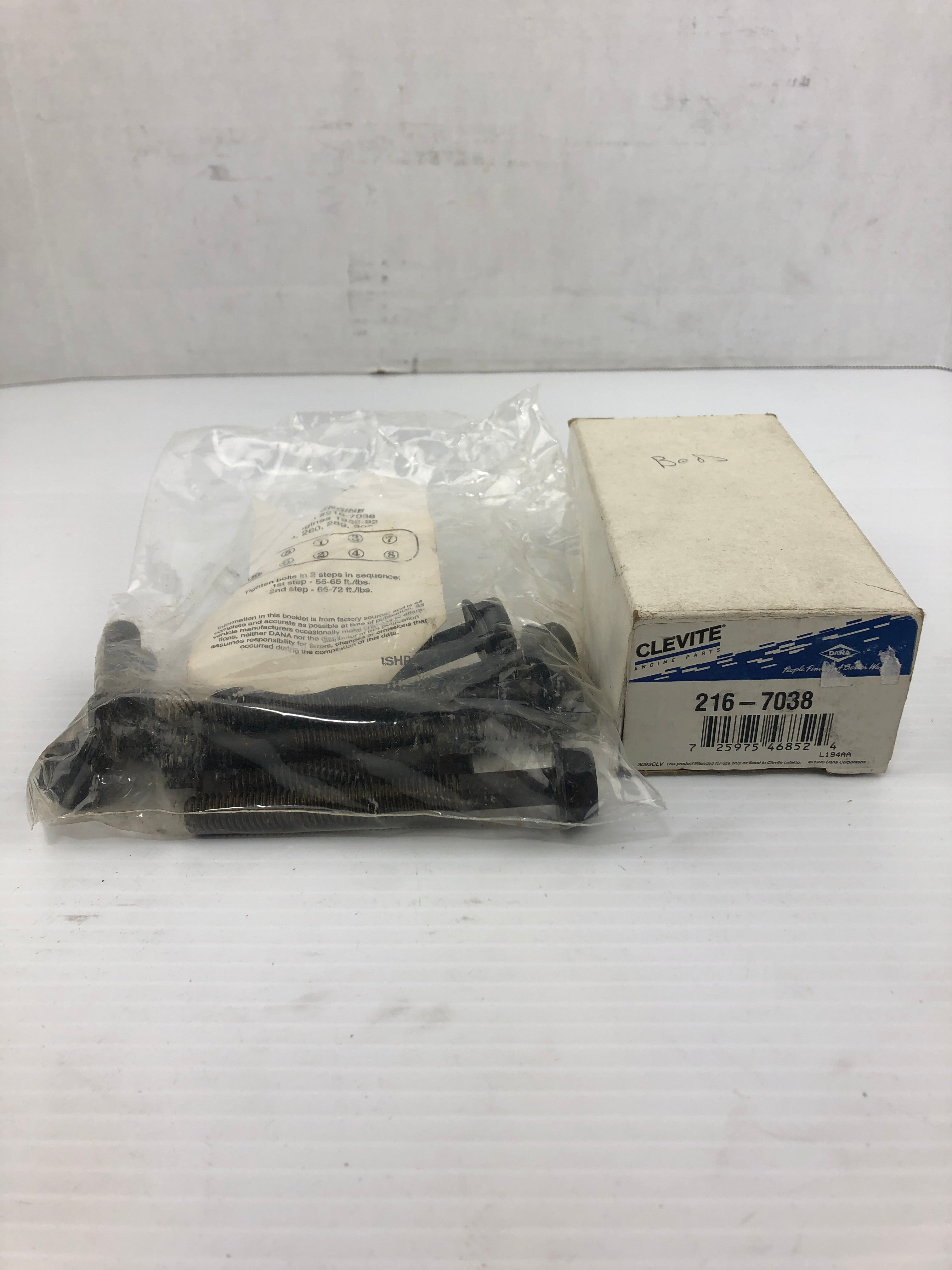 Clevite 216-7038 Engine Cylinder Head Bolt Set 2167038