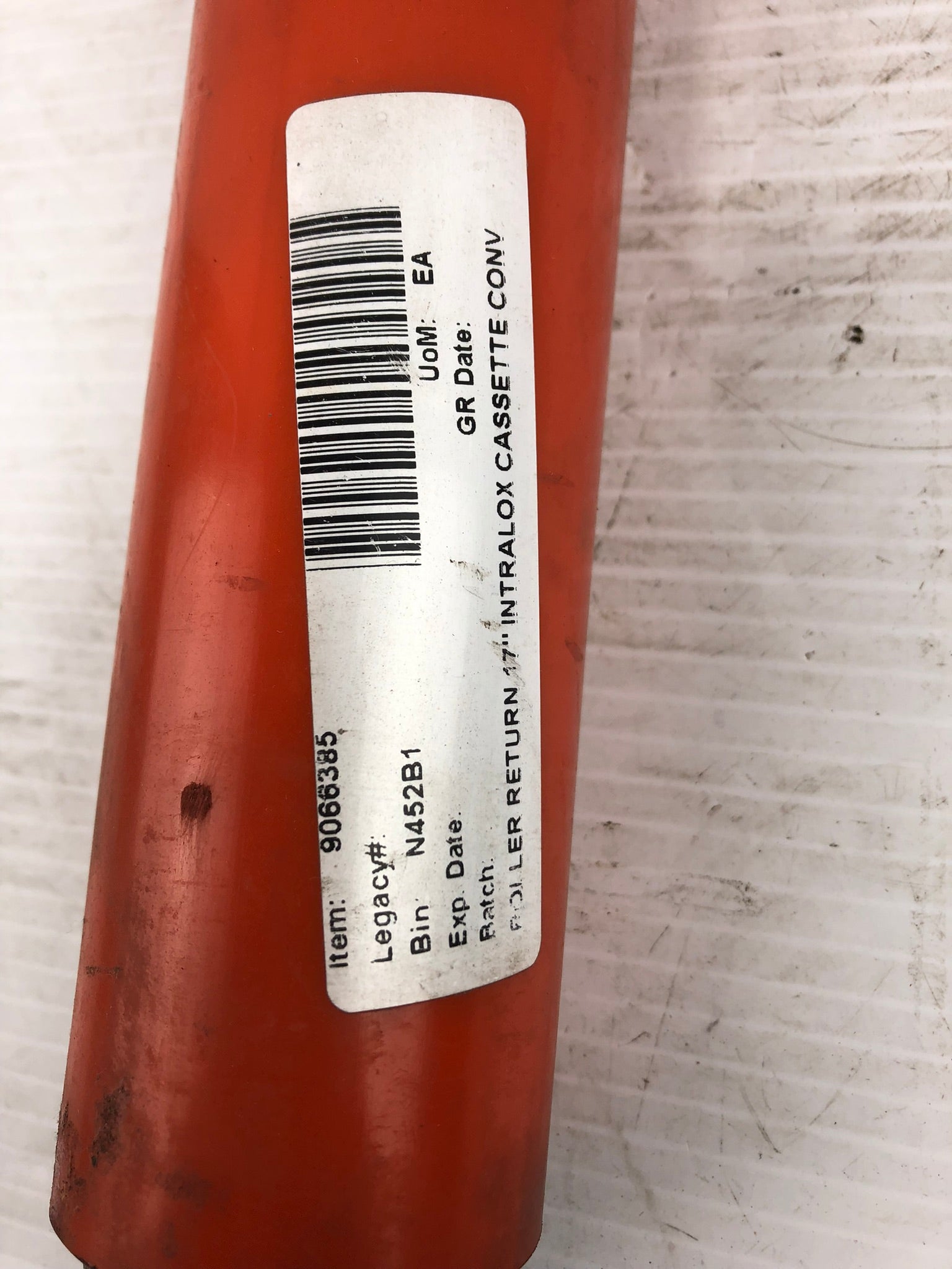 Legacy 9066385 Roller Return Rubber 17" Intralox Cassette Conveyor