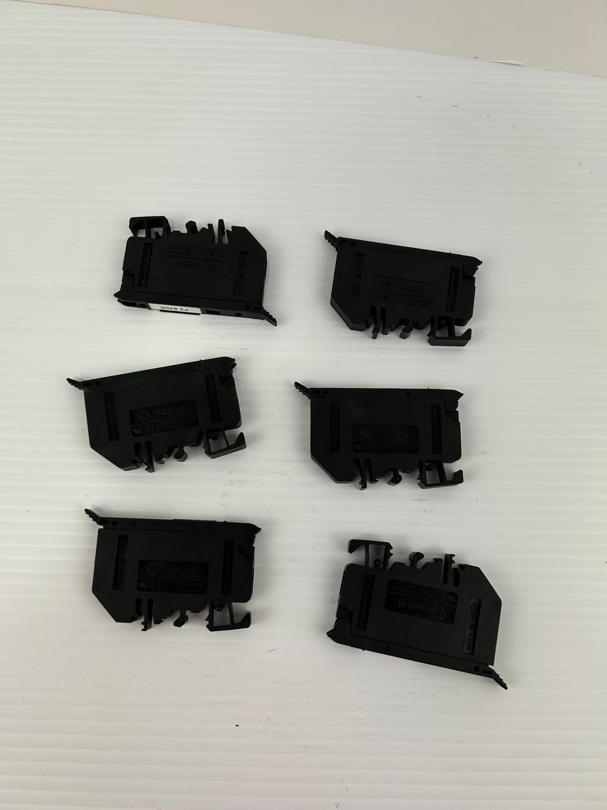 Allen-Bradley 1492-H Black Terminal Block Fuse Holder 500V 4mm² - Lot of 6