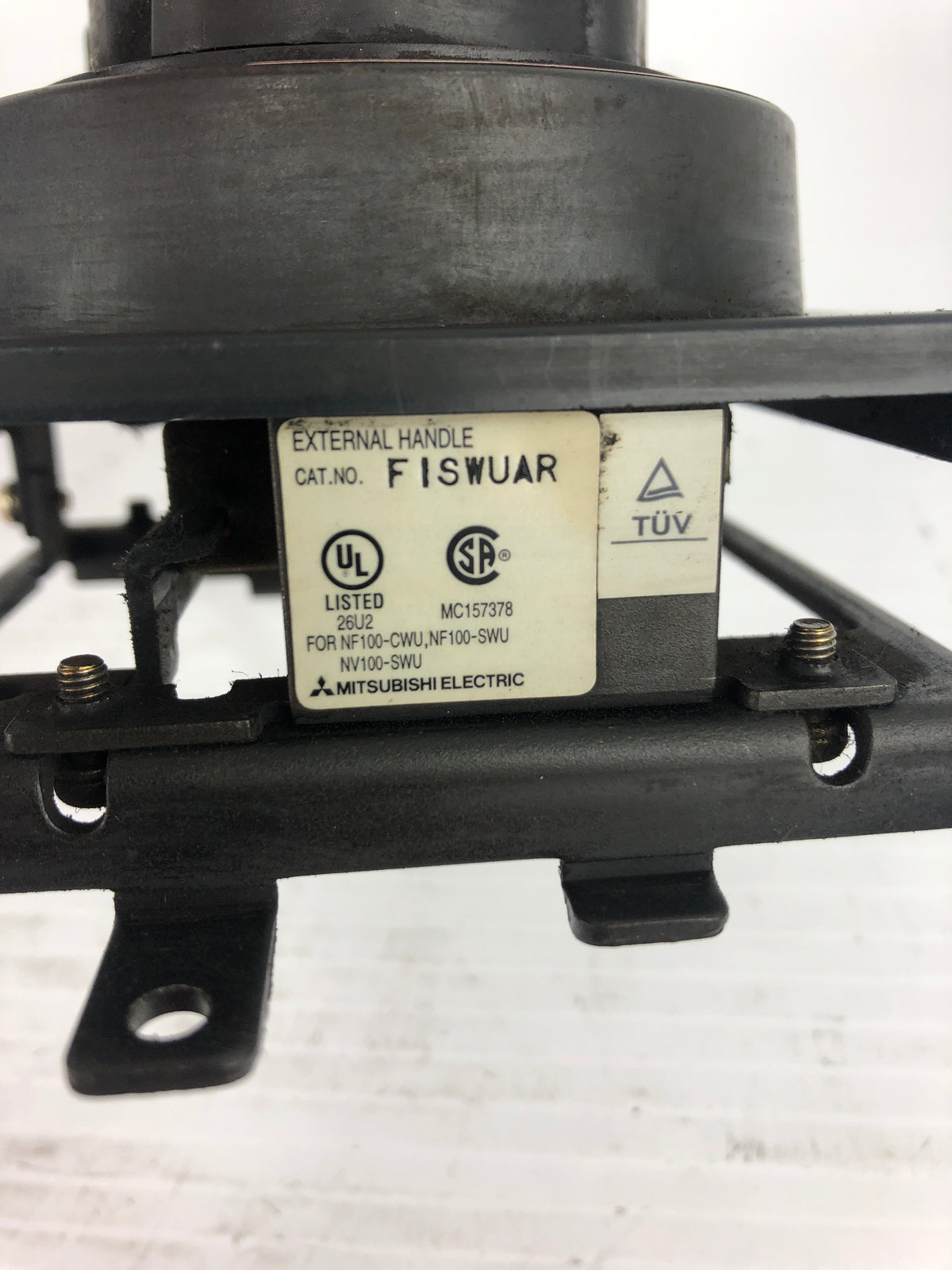 Mitsubishi FISWUAR External Handle Reset Off Tripped On Knob Switch