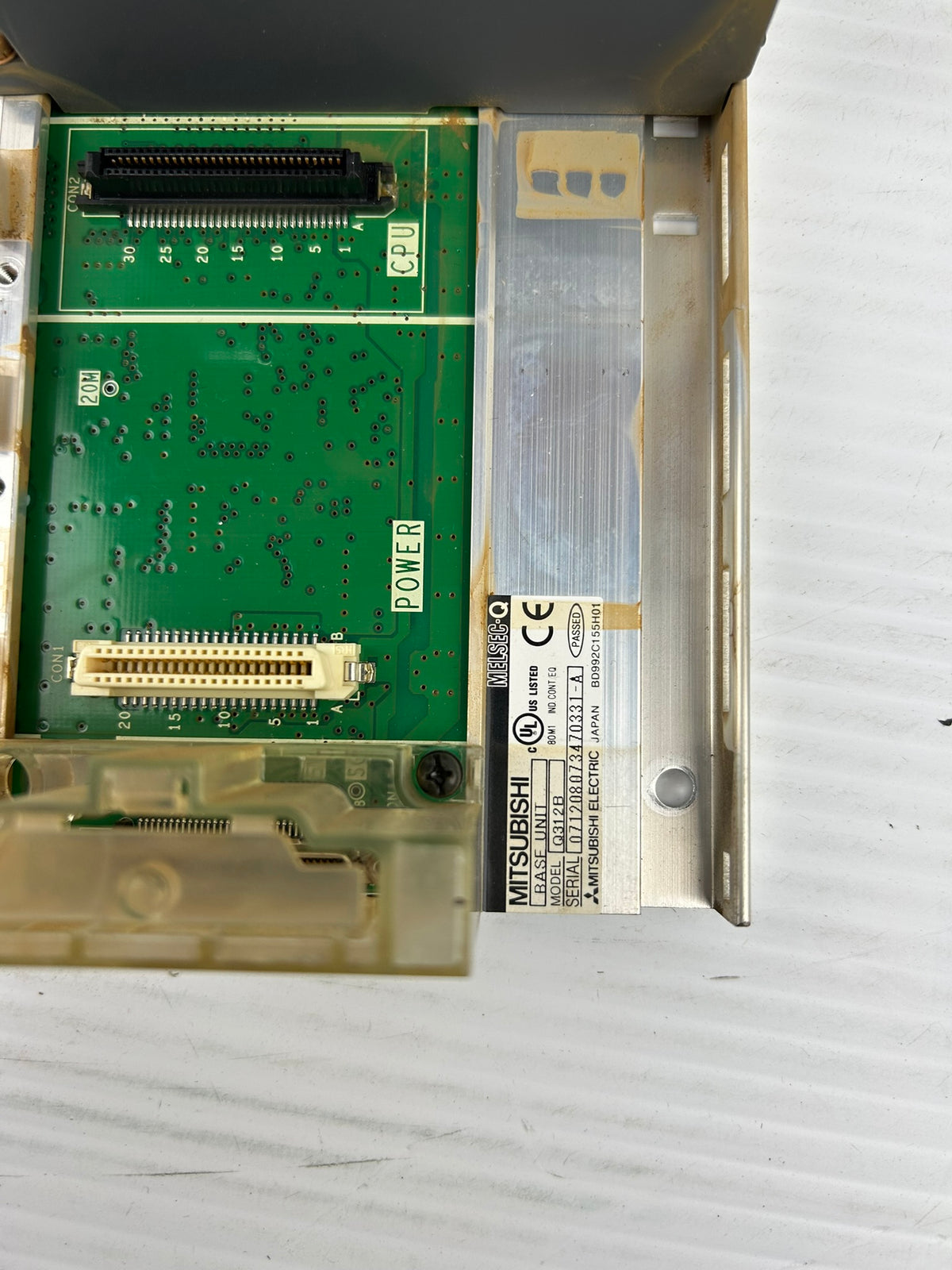 Mitsubishi Q312B Melsec-Q Base Unit Model with QX41 Input PLC Module