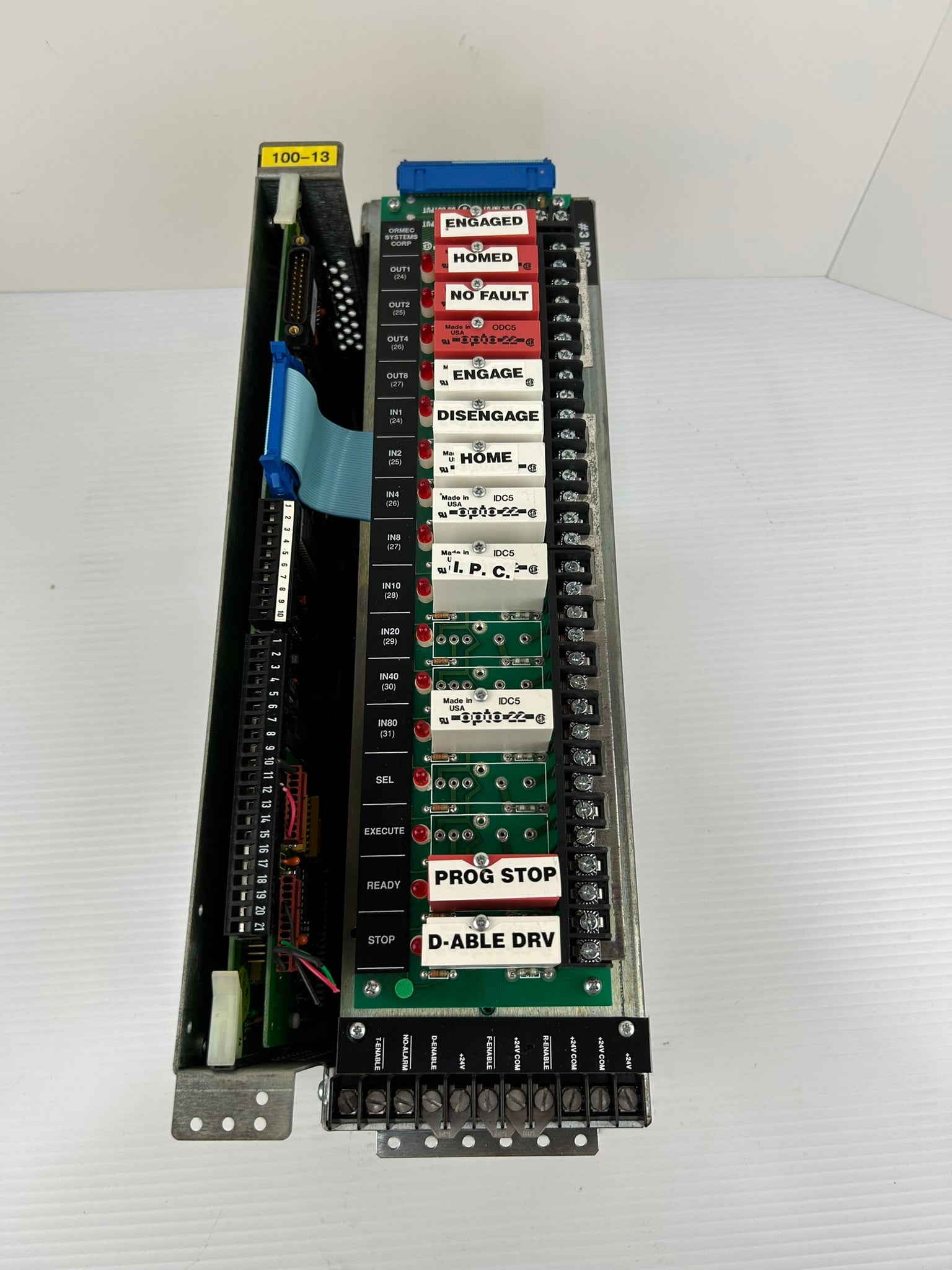 Ormec PMC-200 Servo Drive Module PB16A Circuit Board With Relays IDC5 ODC5