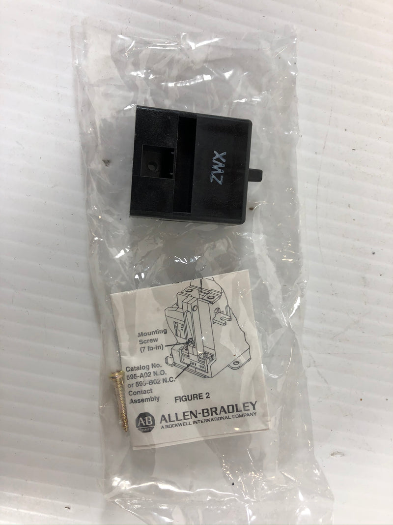 Allen-Bradley 595-A02 Auxiliary Contact 1 NO Series A