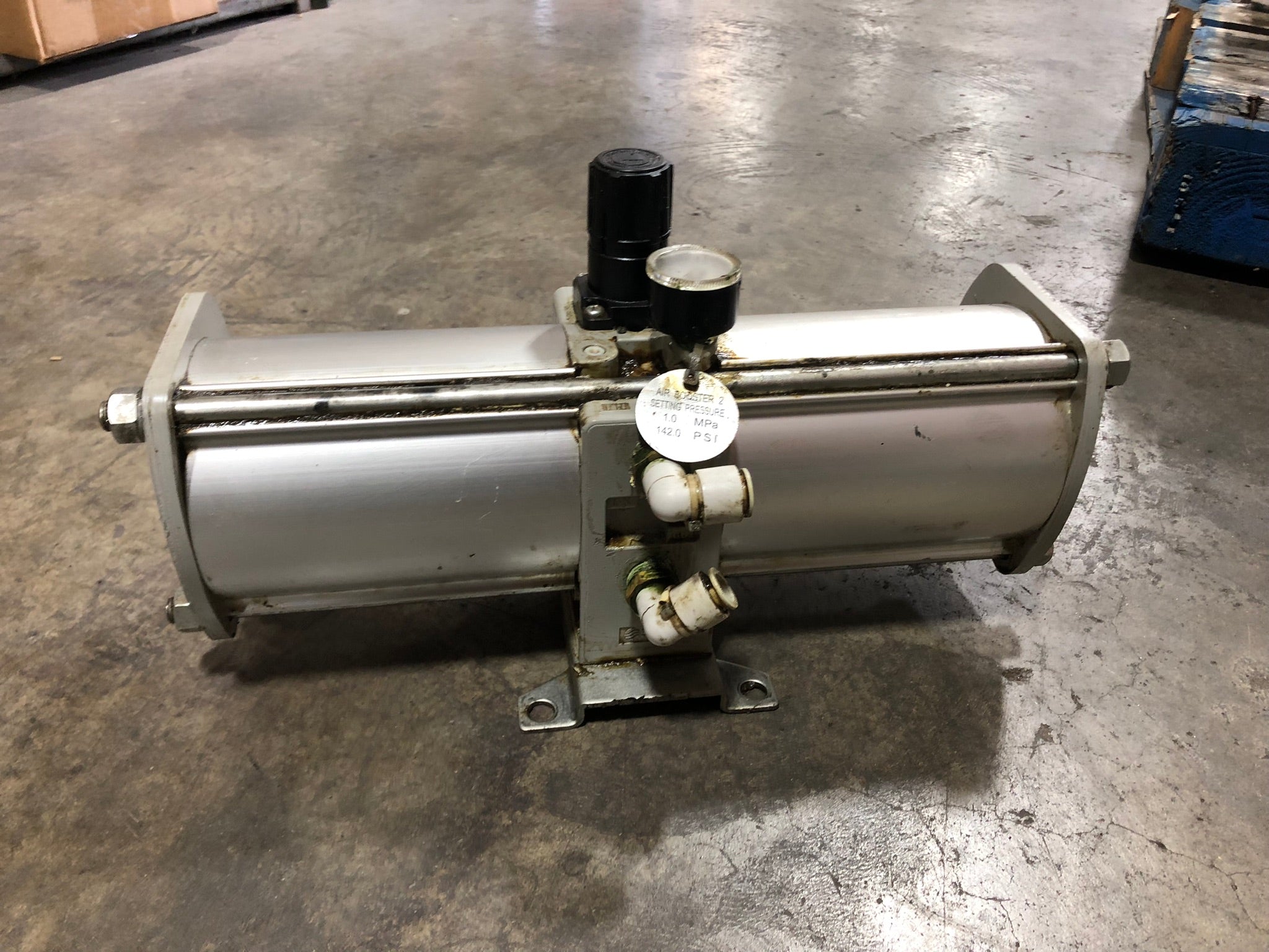 SMC VBA40A-04 Pneumatic Output Booster - No Label