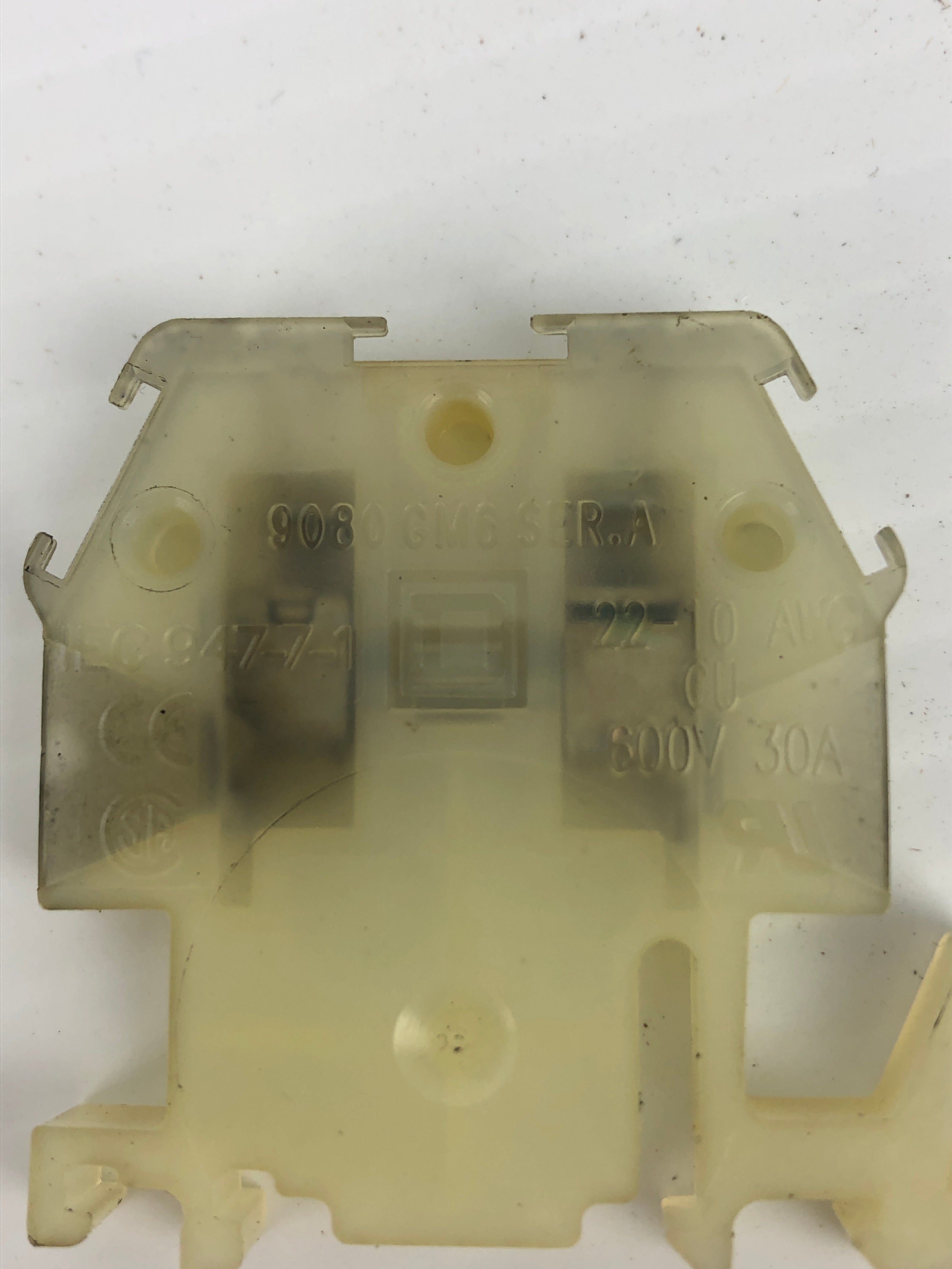 Square D 9080 GM6 Terminal Block Ser. A 600V 30A - Lot of 52