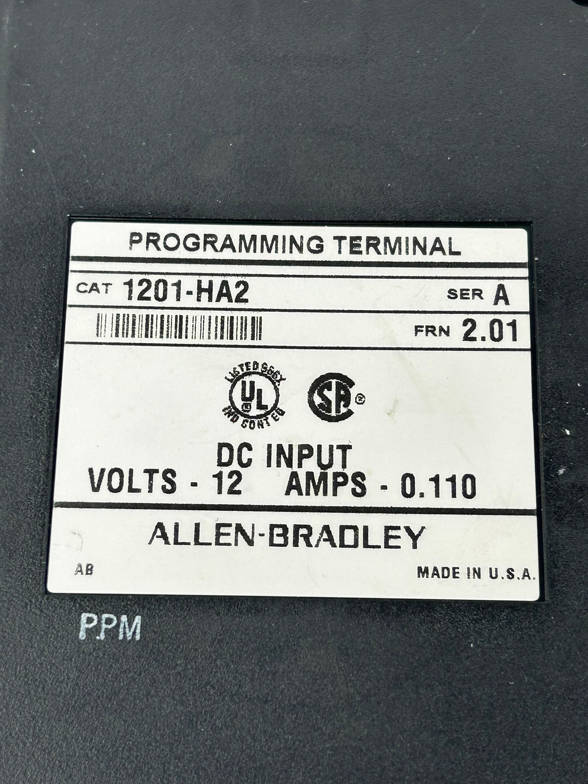 Allen Bradley 1201-HA2 Programming Terminal Keypad Series A FRN 2.01