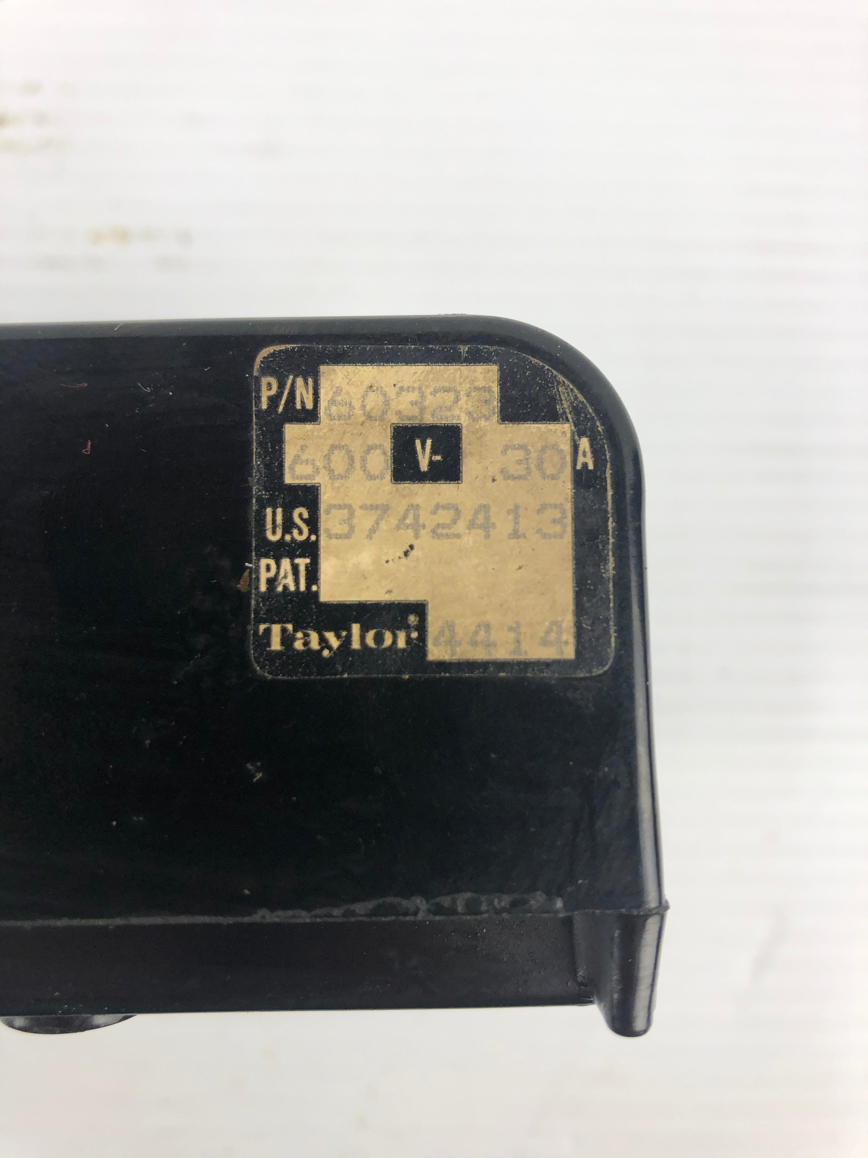 Taylor 60323 Fuse Holder 600V 30A 3P