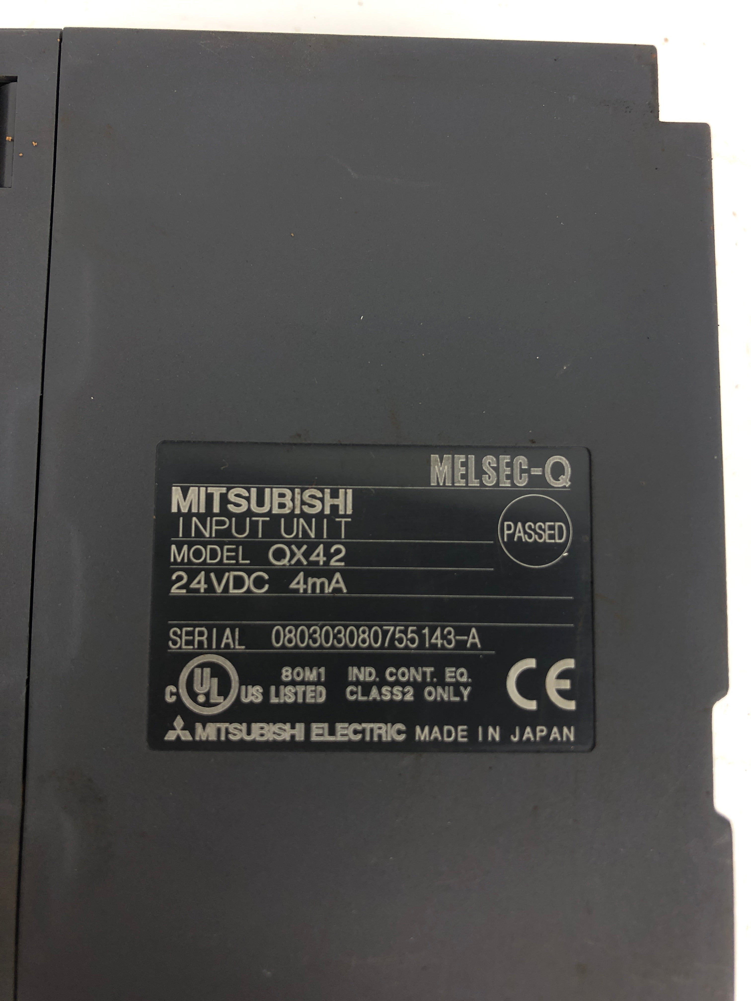 Mitsubishi QX42 Input Unit 24VDC 4mA