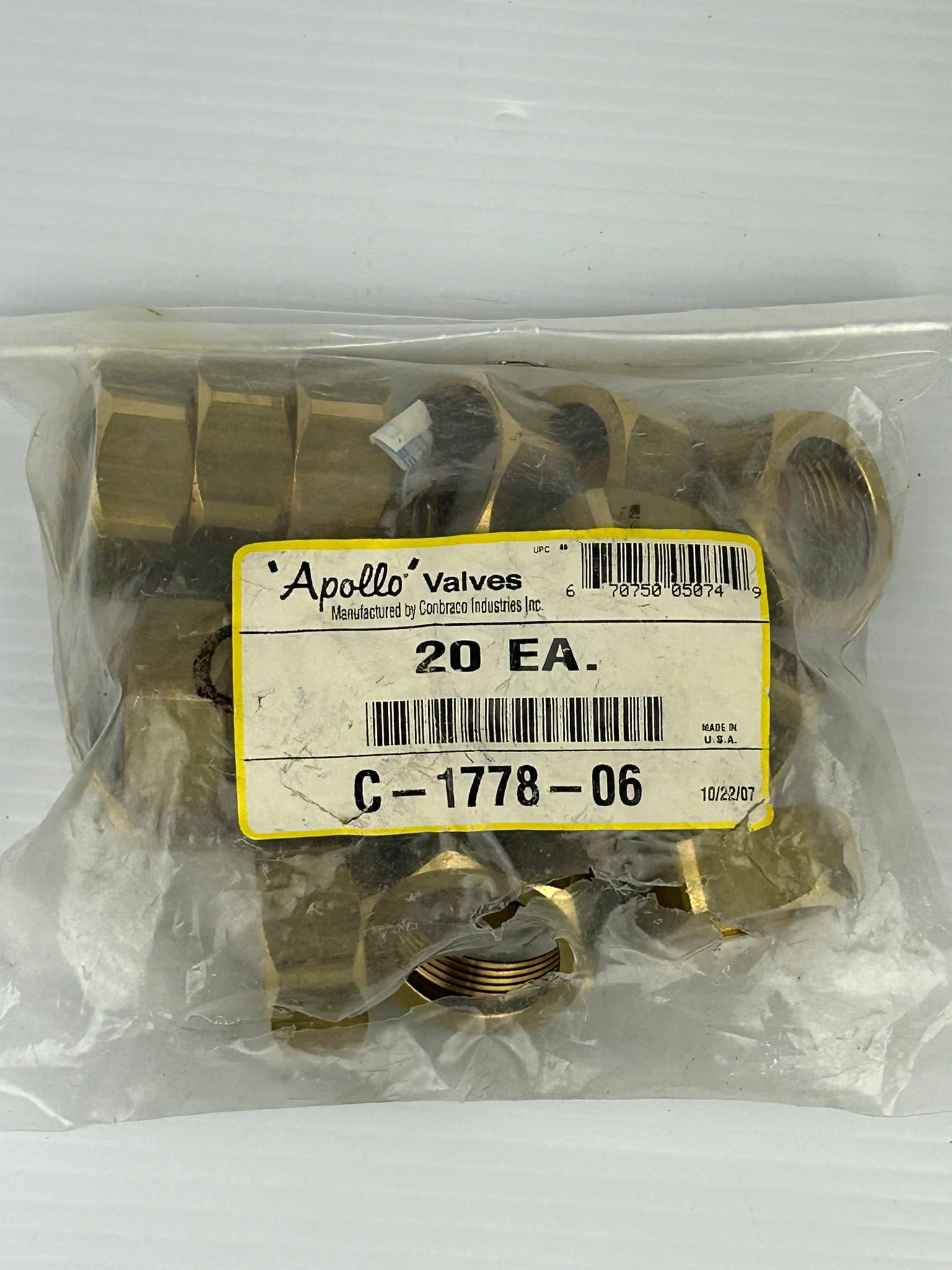 Apollo Valves C177806 Union Nut C-1778-06 - Bag of 17