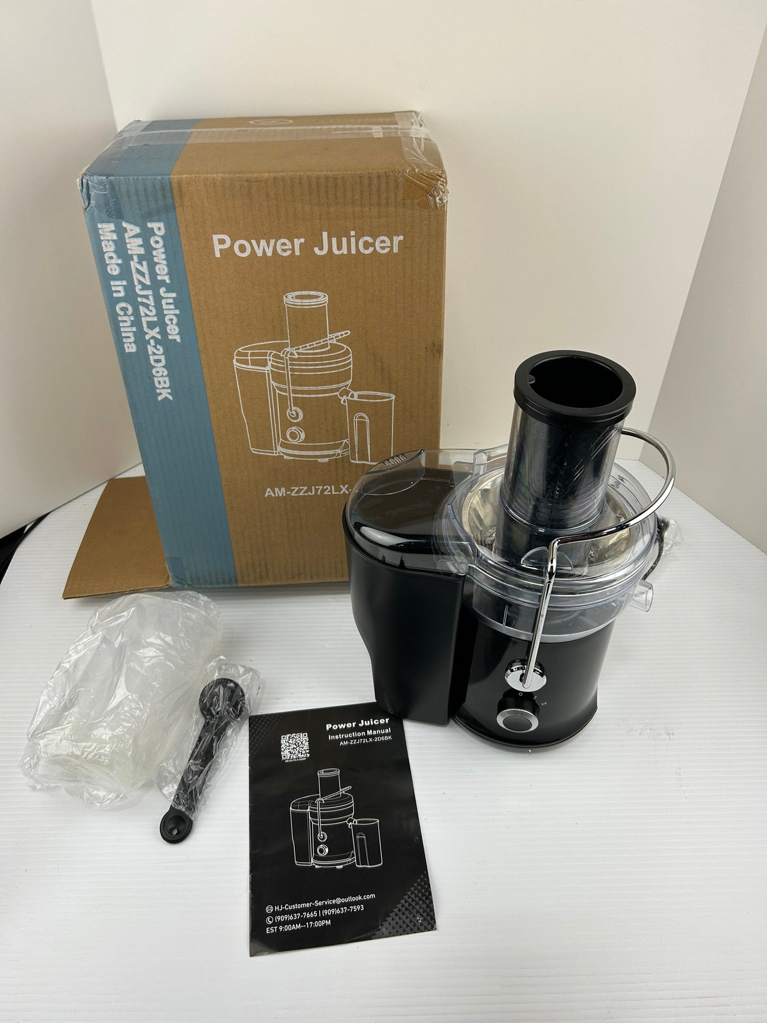 Power Juicer AM-ZZJ72LX-2D6BK - Color Black