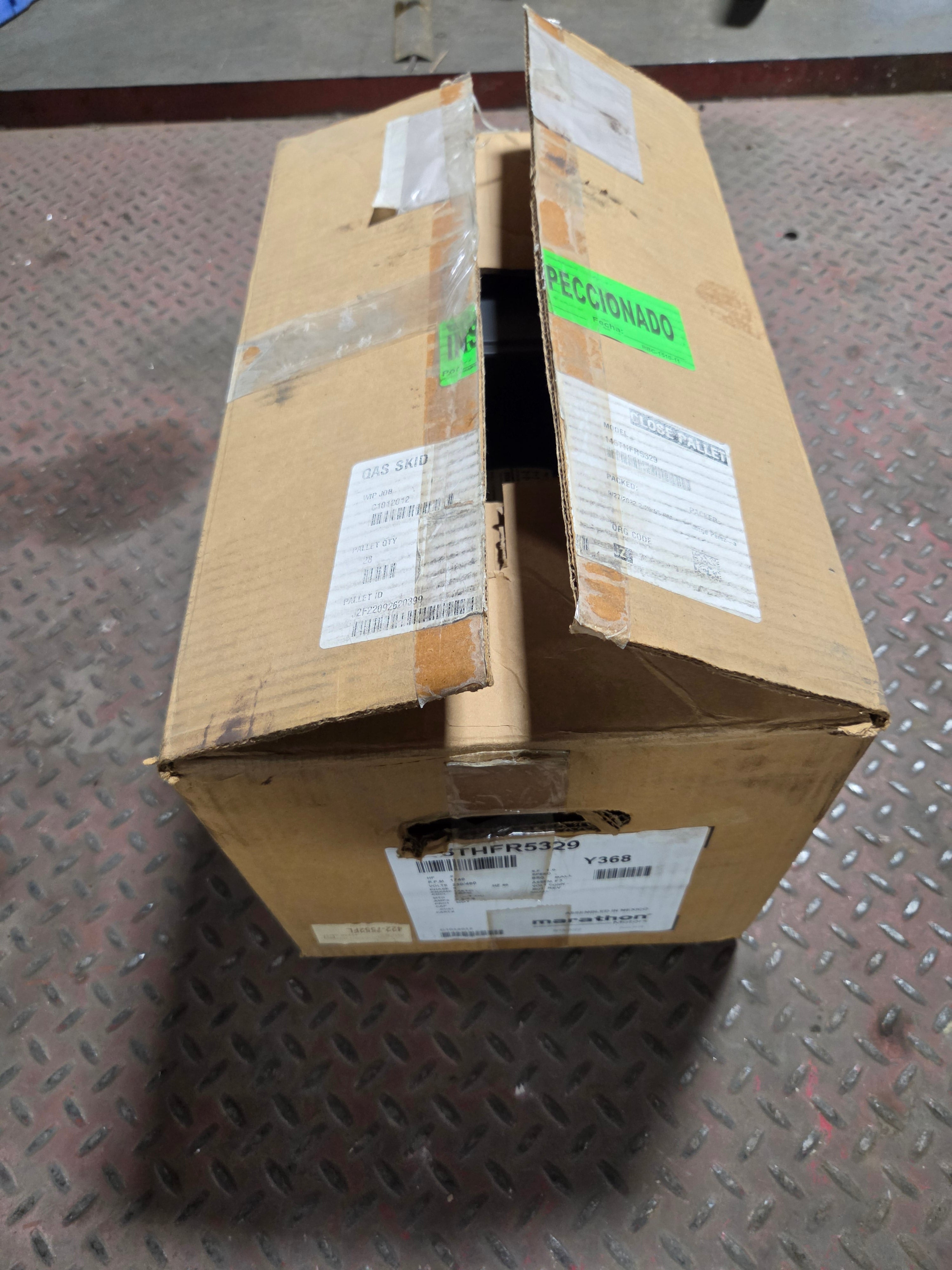 Marathon 145THFR5329 AC Motor microMAXX 2HP 1740RPM 230/460V 3PH 145THFR5329AA