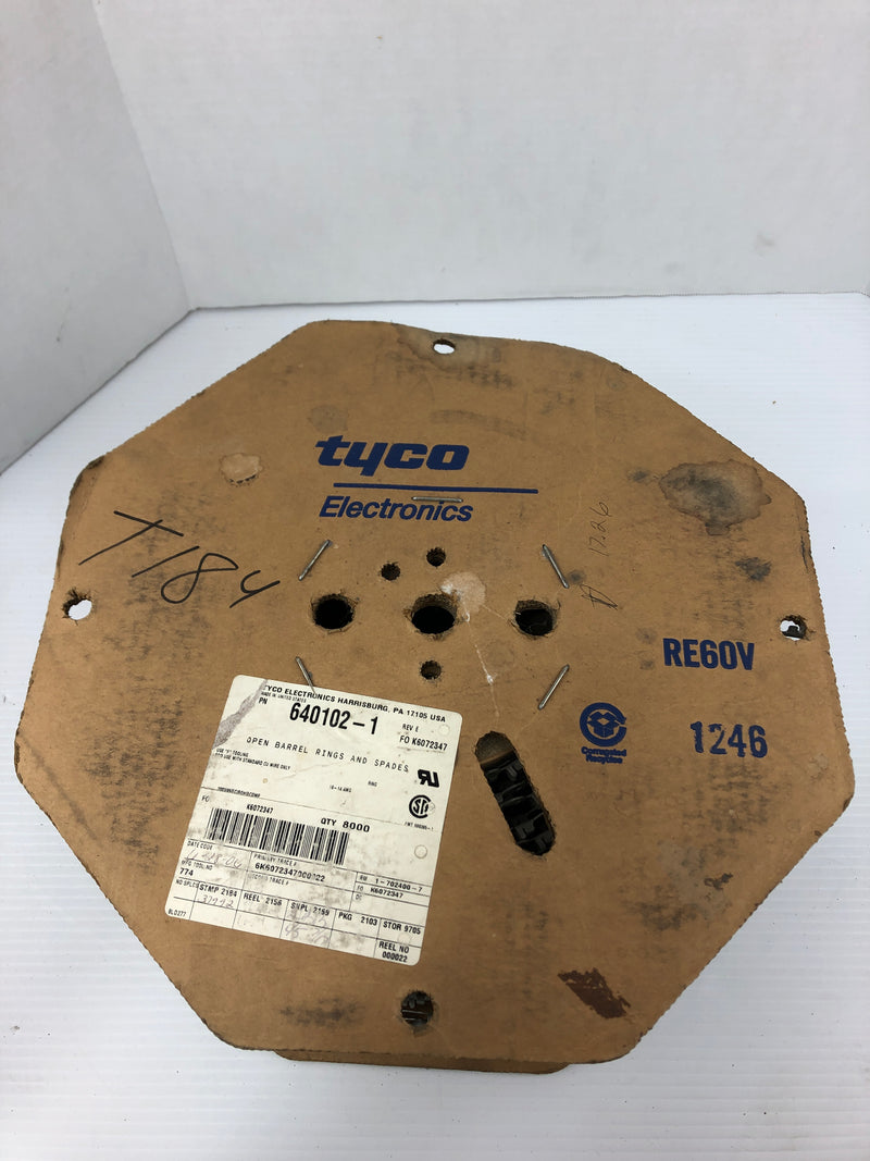 Tyco 640102-1 Open Barrel Rings and Spades Electrical Connectors Rev. E 774