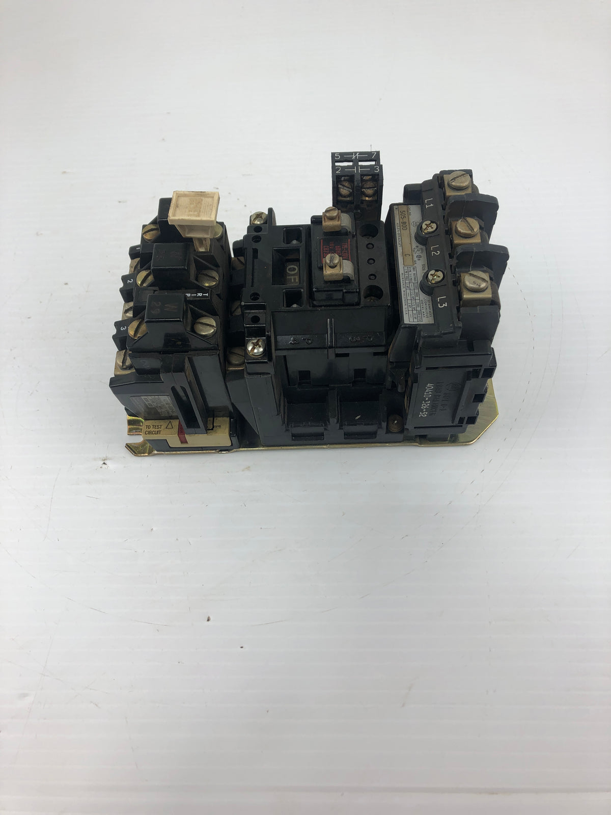 Allen-Bradley 505-B0D Reverse Motor Starter Series C 600VAC 505-BOD Size 1