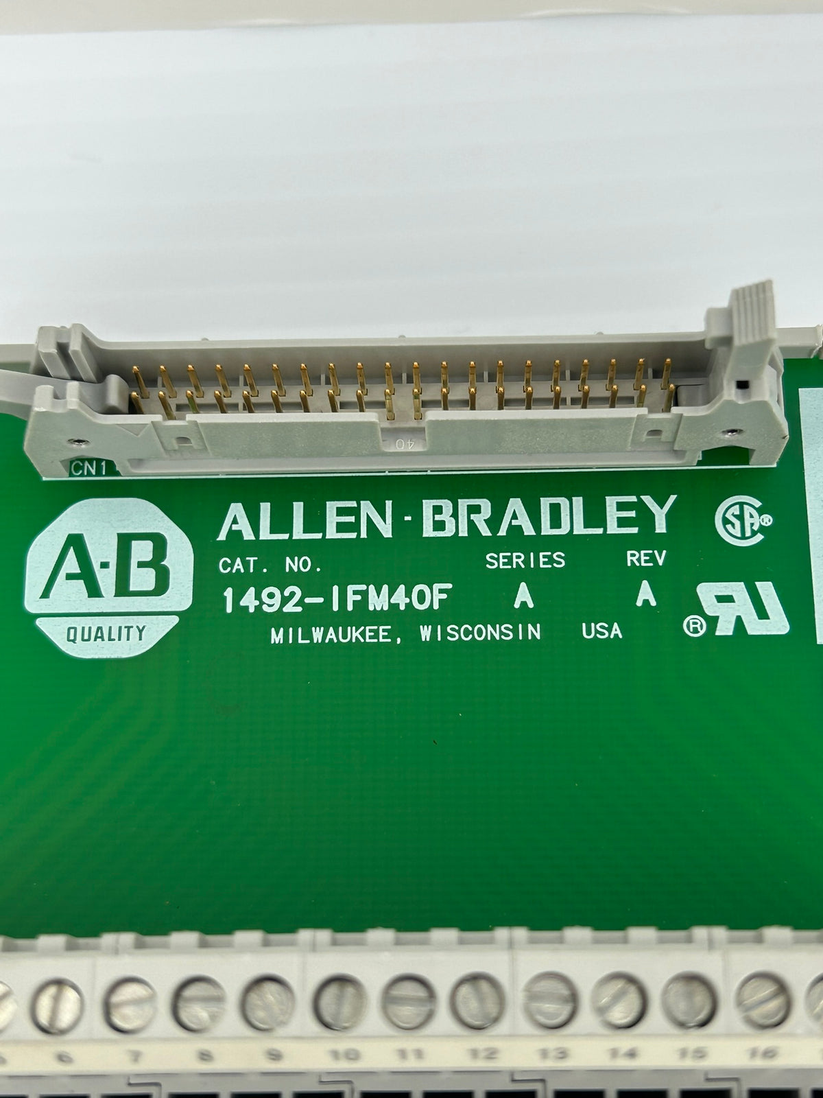 Allen-Bradley 1492-IFM40F Interface Module Series A Rev A - Lot of 2