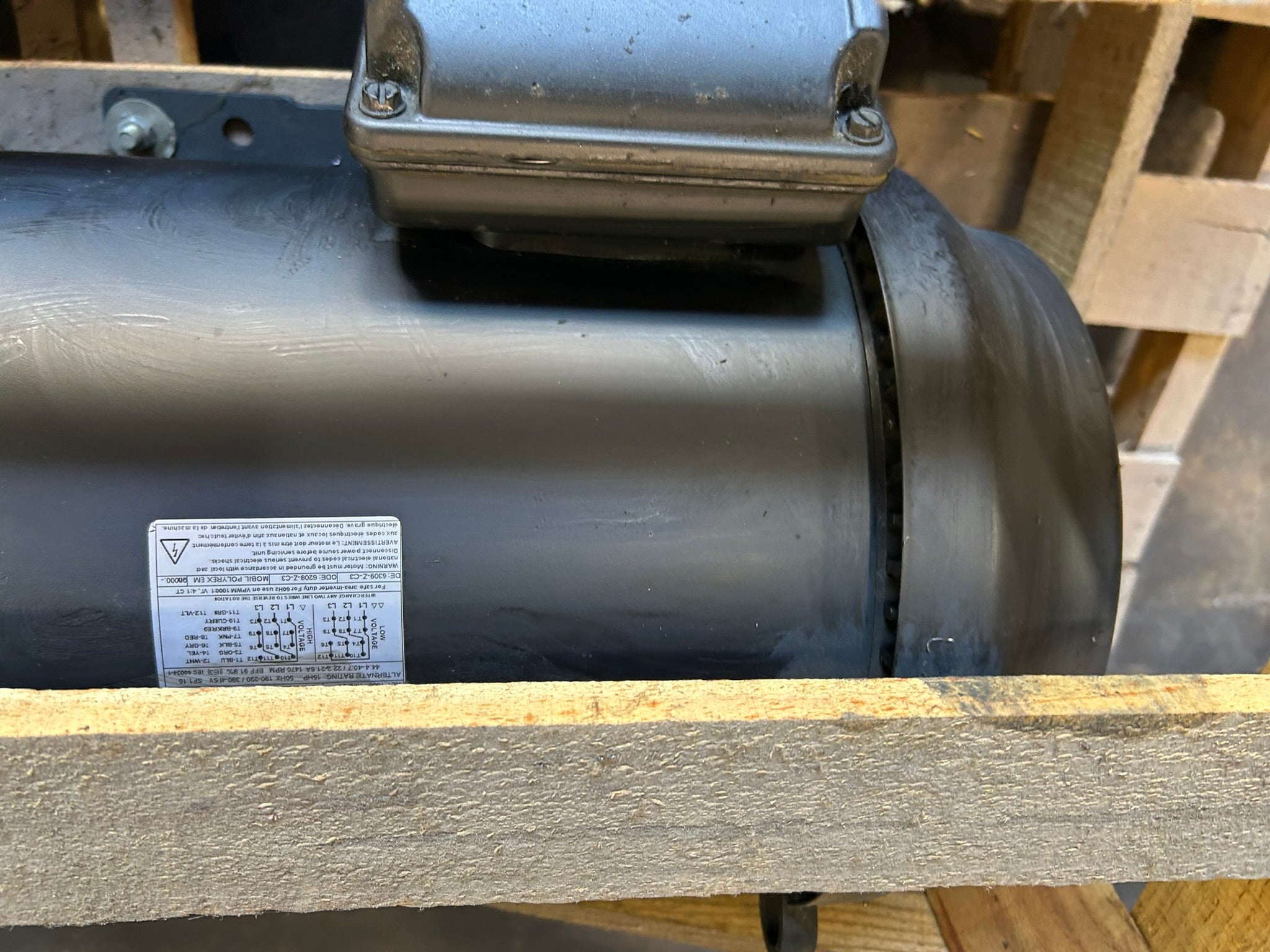 WEG 02018ET3E256T-S Electric Motor 20HP 3PH TEFC 208-230/460V 1765 RPM