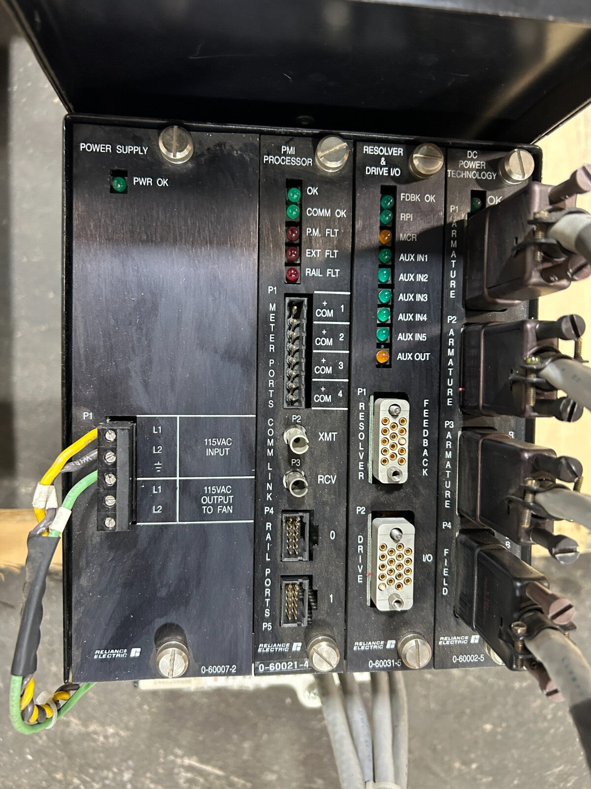 Reliance Electric 803611-1SRR AutoMax DC Power Module S6R 805401-1R 30/60HP