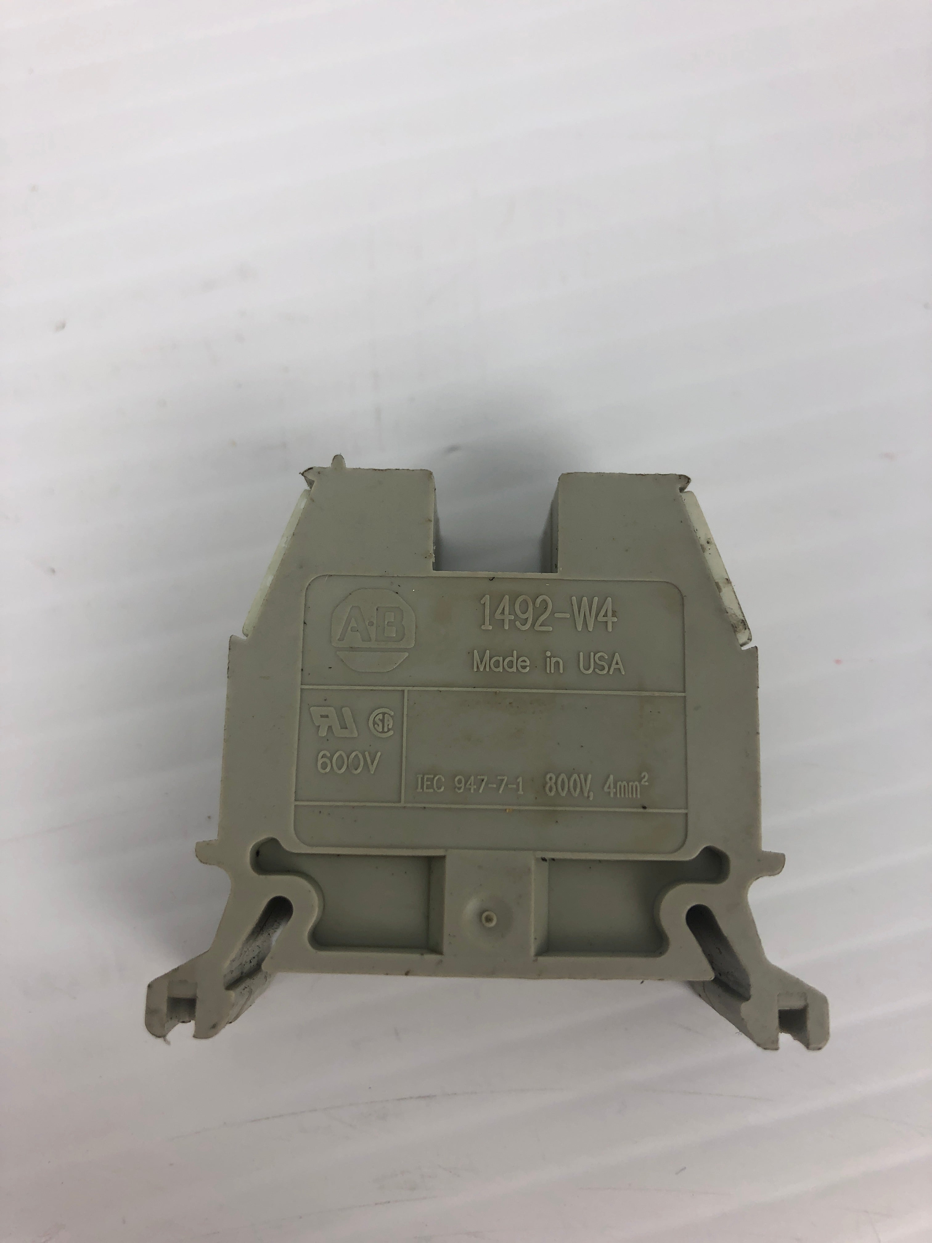 Allen Bradley 1492-W4 Gray Terminal Blocks 800V 4mm² - Lot of 44