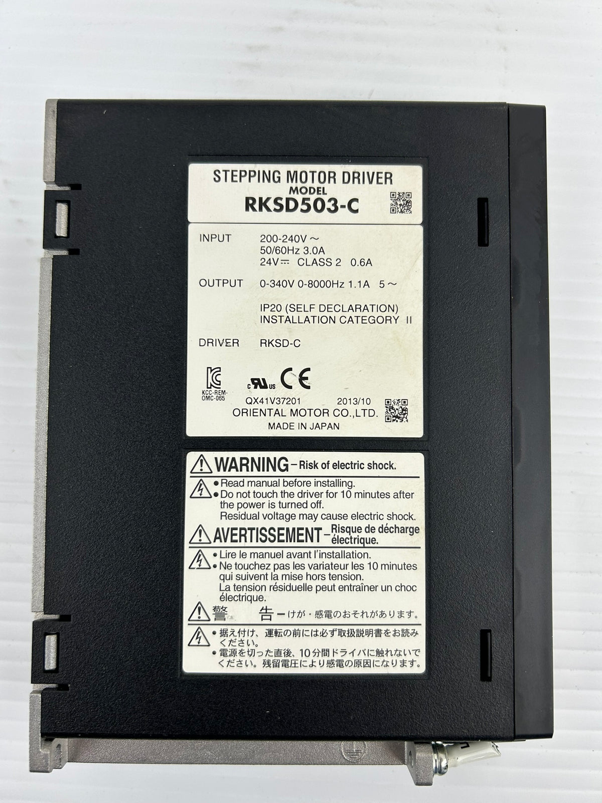 Oriental Motor RKSD503-C Stepping Motor Driver 200-240V RKSD-C