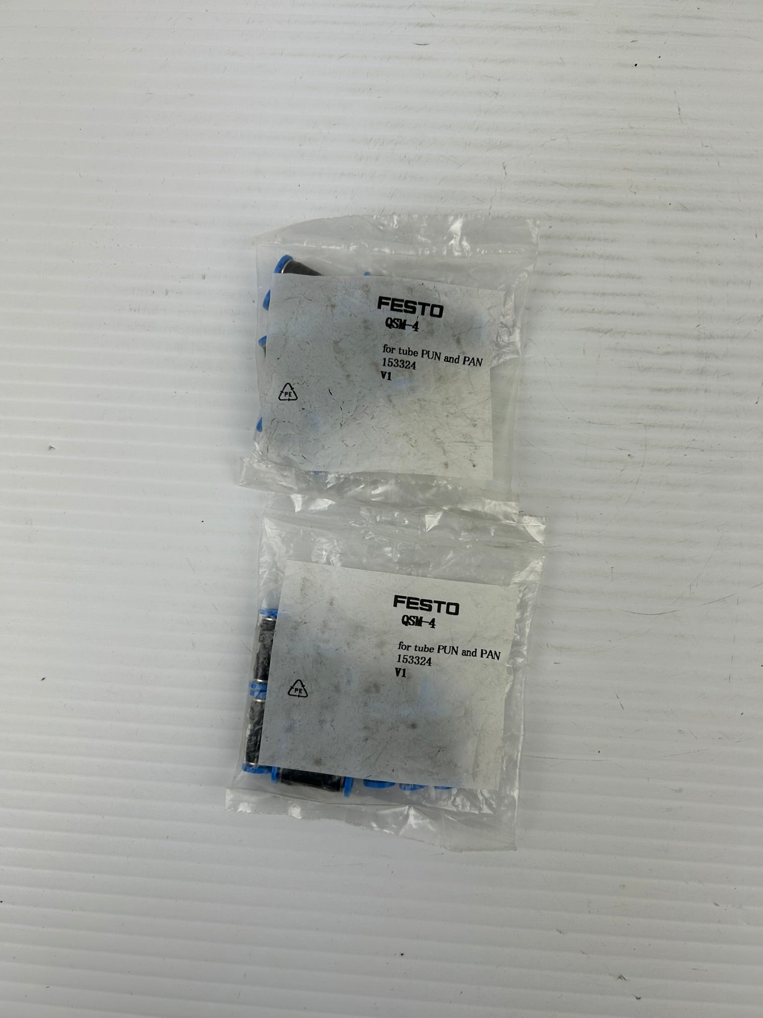 Festo QSM-4 Push In Connector 153324 - Lot of 20
