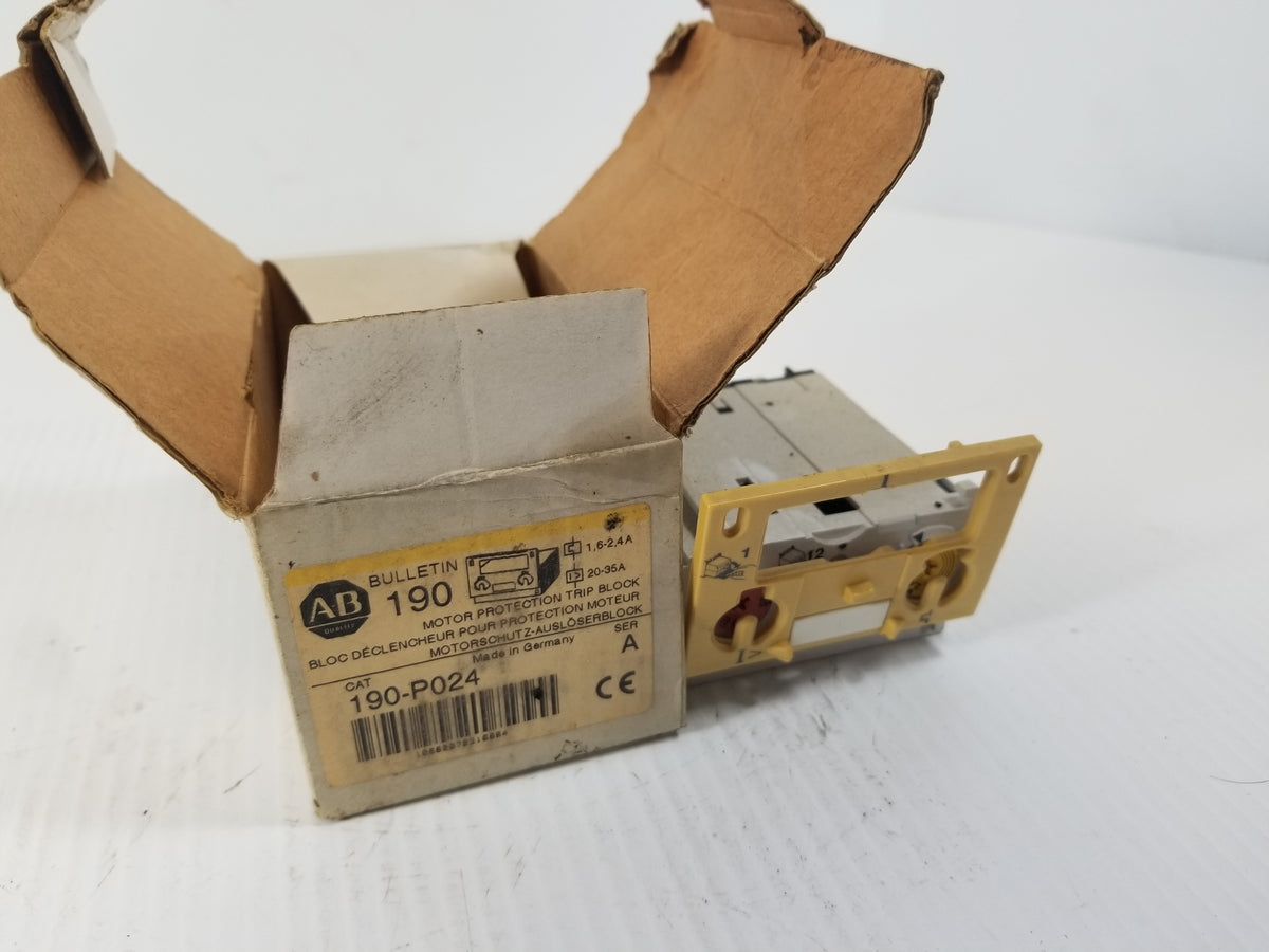Allen-Bradley 190-P024 Motor Protection Trip Block