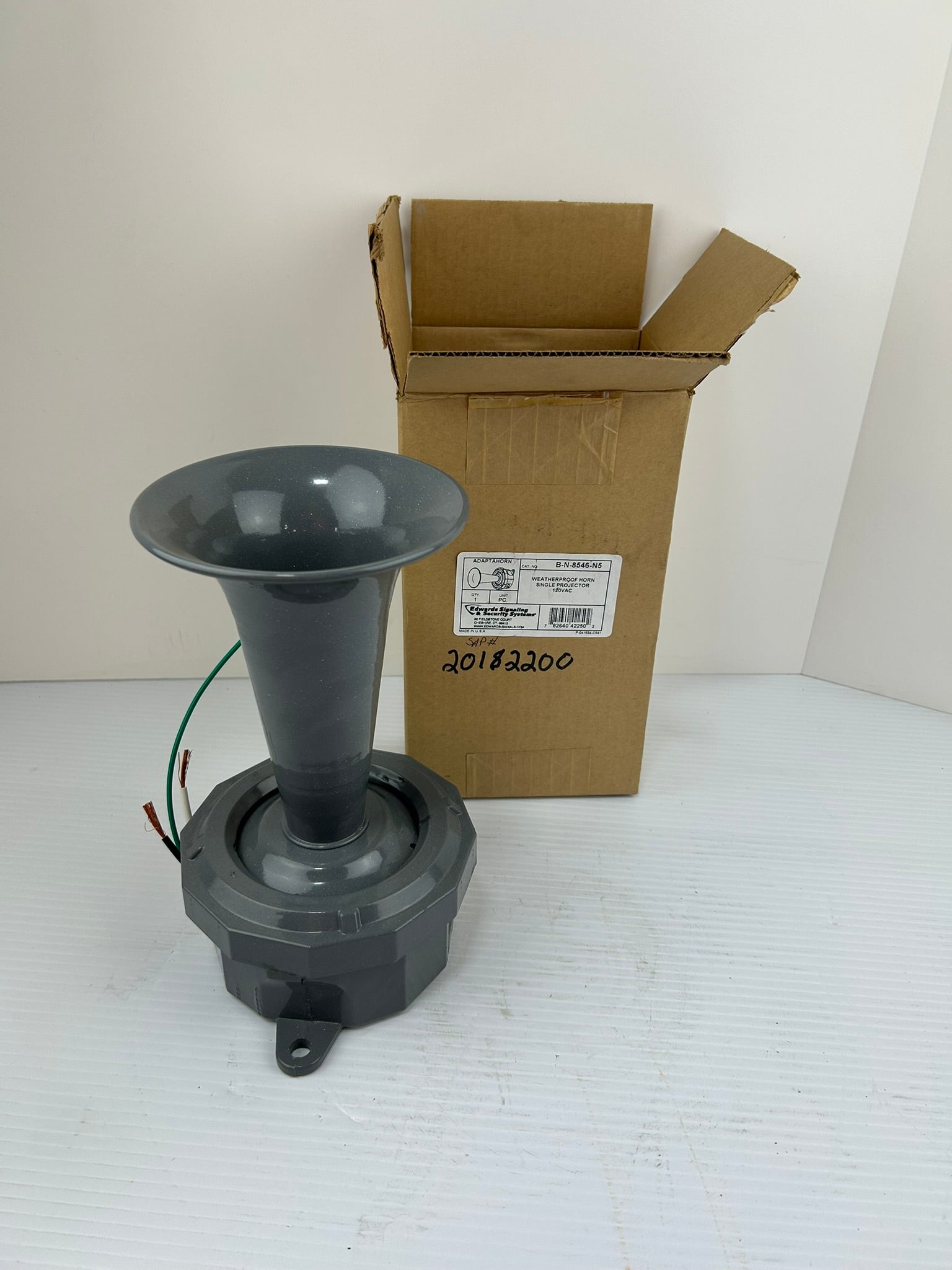 Edwards B-N-8546-N5 Adaptahorn Weatherproof Horn Single Projector 120VAC