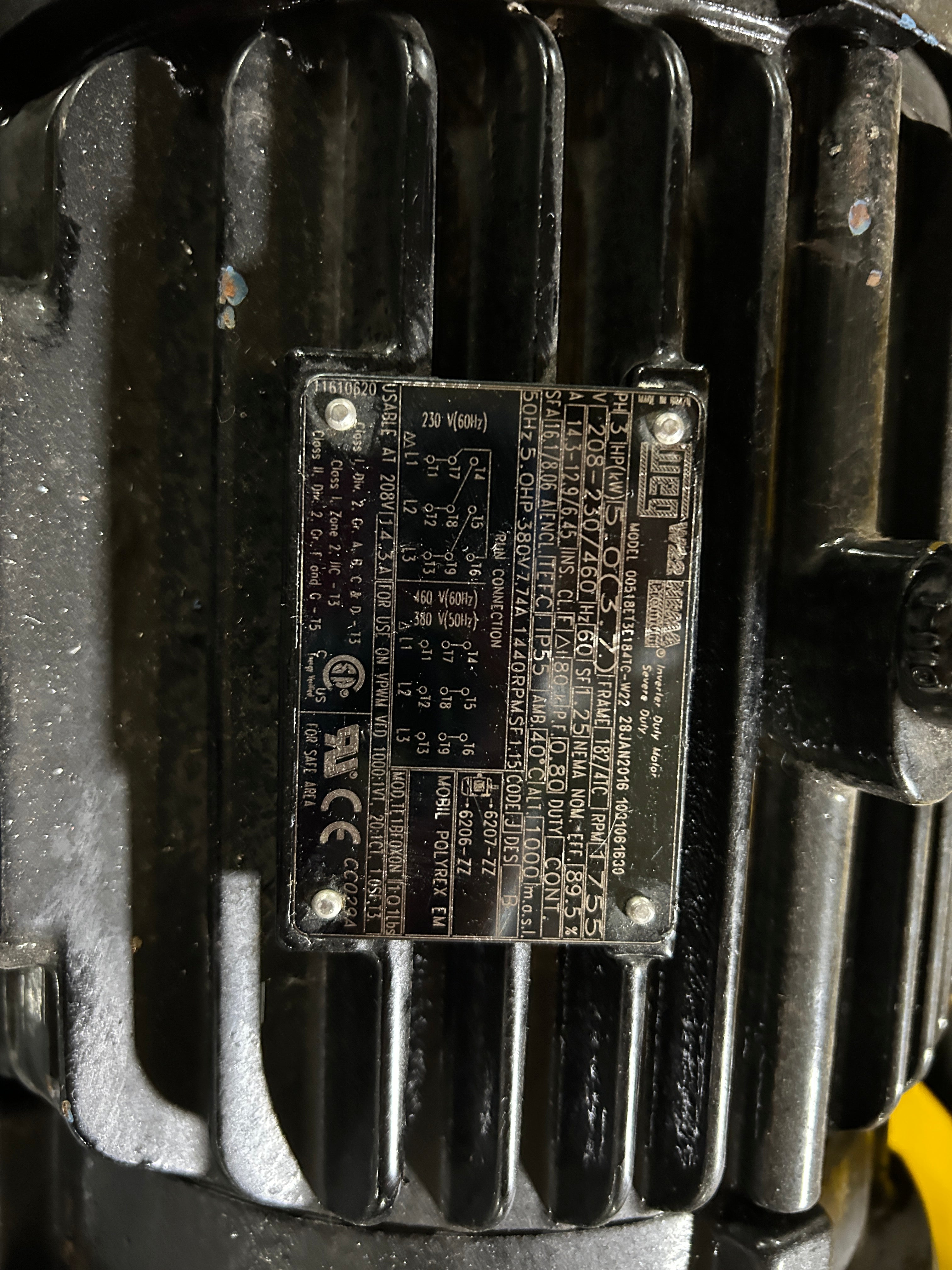 Hydra-Tech Pumps HT5EV Electric Hydraulic Pump Tank System 3.7kW 2,000 PSI 4 GPM