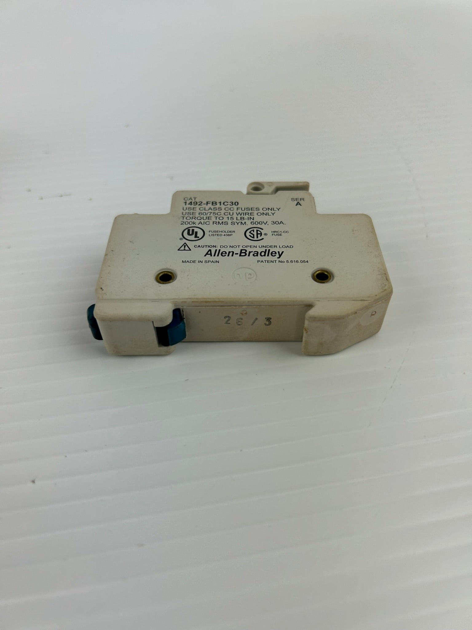 Allen-Bradley 1492-FB1C30 Fuse Holder Series A 600V 30A - Lot of 3