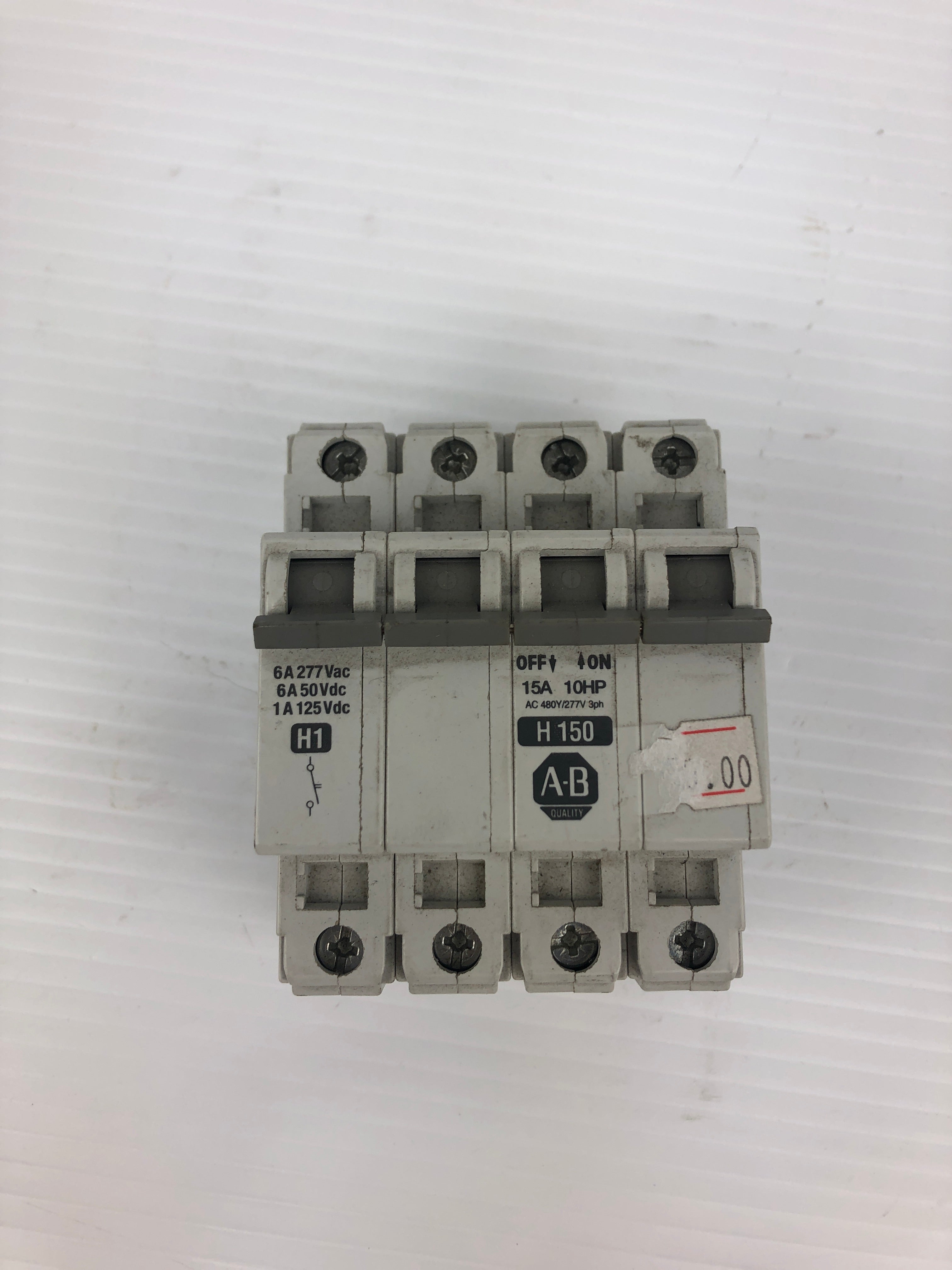 Allen Bradley H150 Circuit Breaker 1492-ACB 1492-CB3 4 Pole