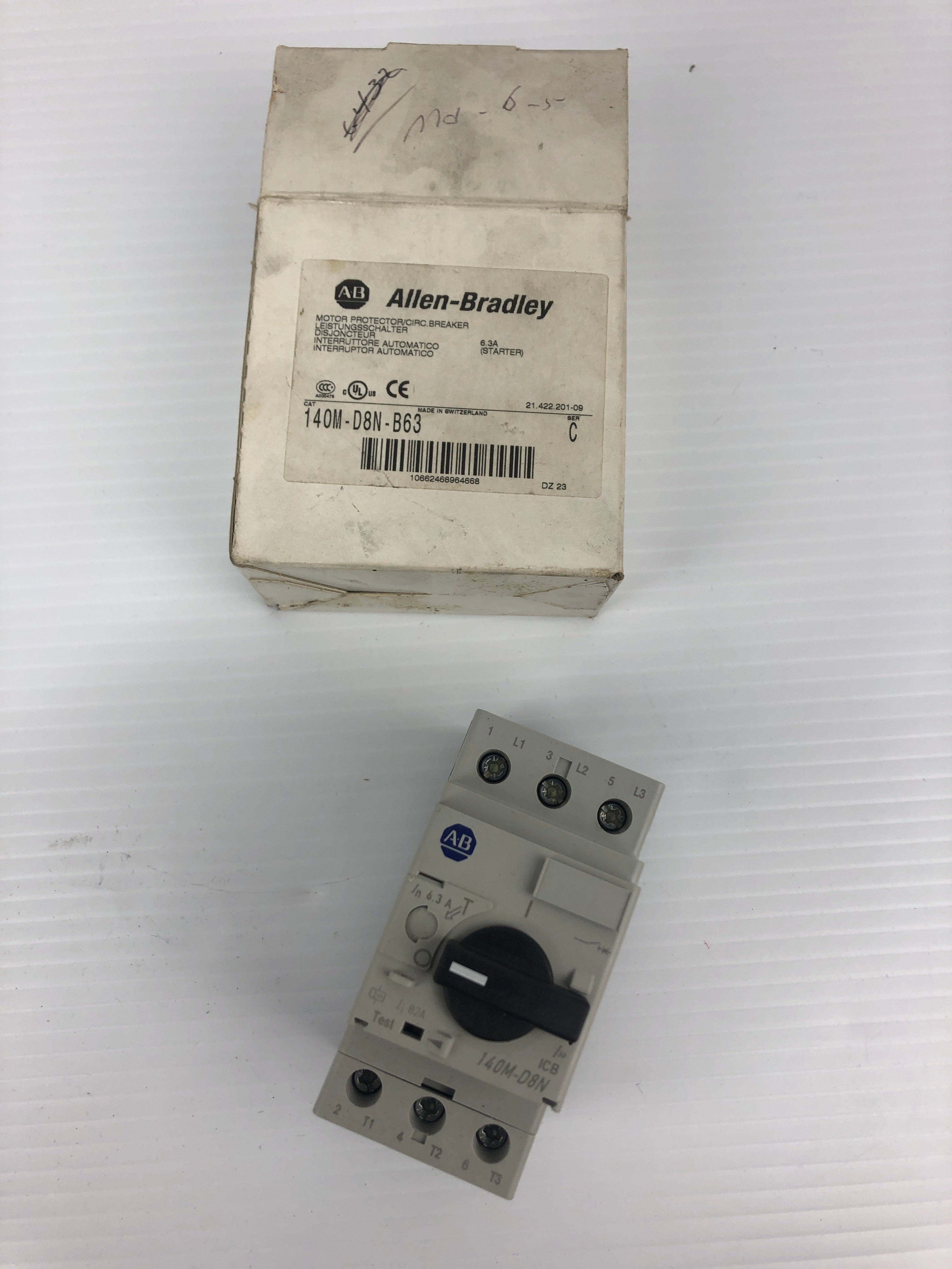 Allen Bradley 140M-D8N-B63 Motor Circuit Protector Series C
