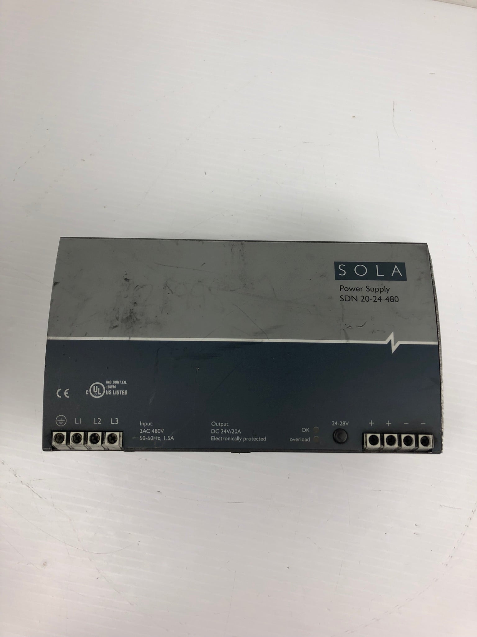 SOLA Power Supply SDN 20-24-480
