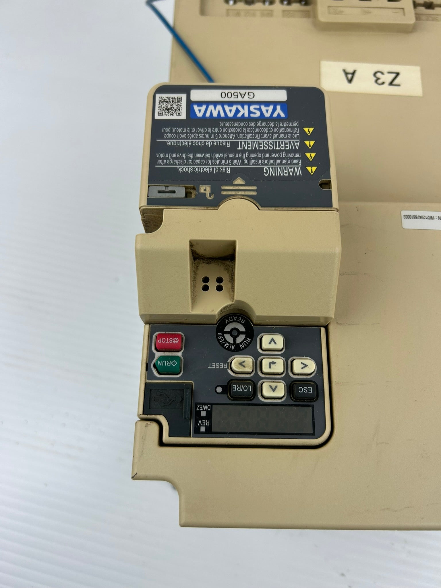 Yaskawa Electric CIPR-GA50U4038ABAA-AAAASA Industrial AC Drive Rev A GA500