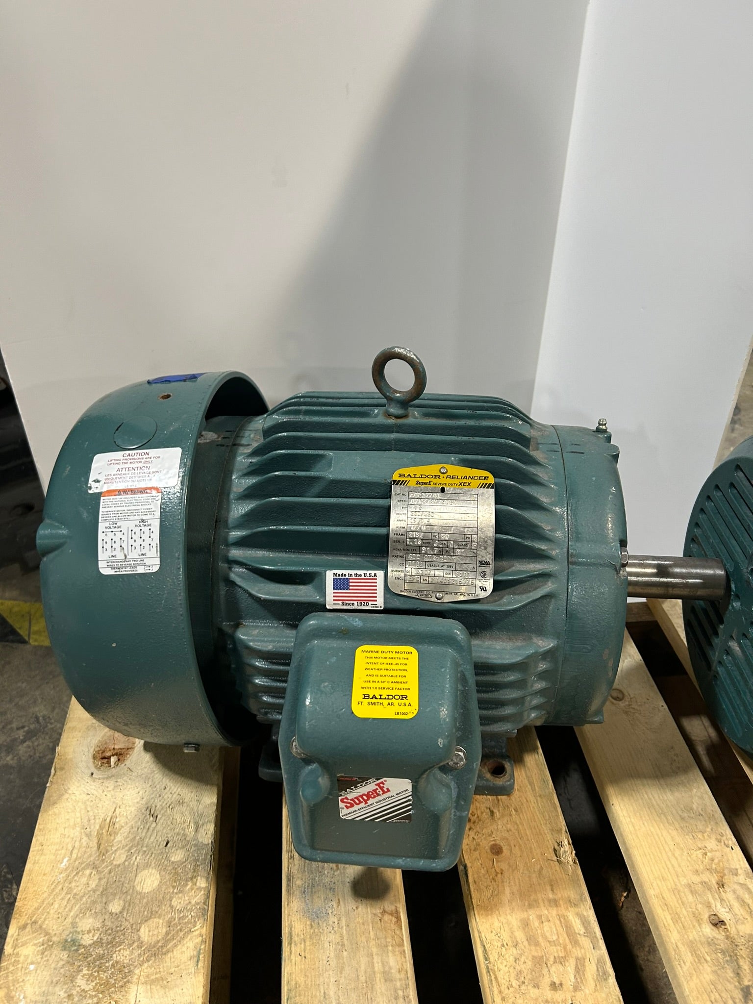 Baldor Reliance ECP3770T 7.5HP 3PH 230/460V 213T TEFC Severe Duty AC Motor
