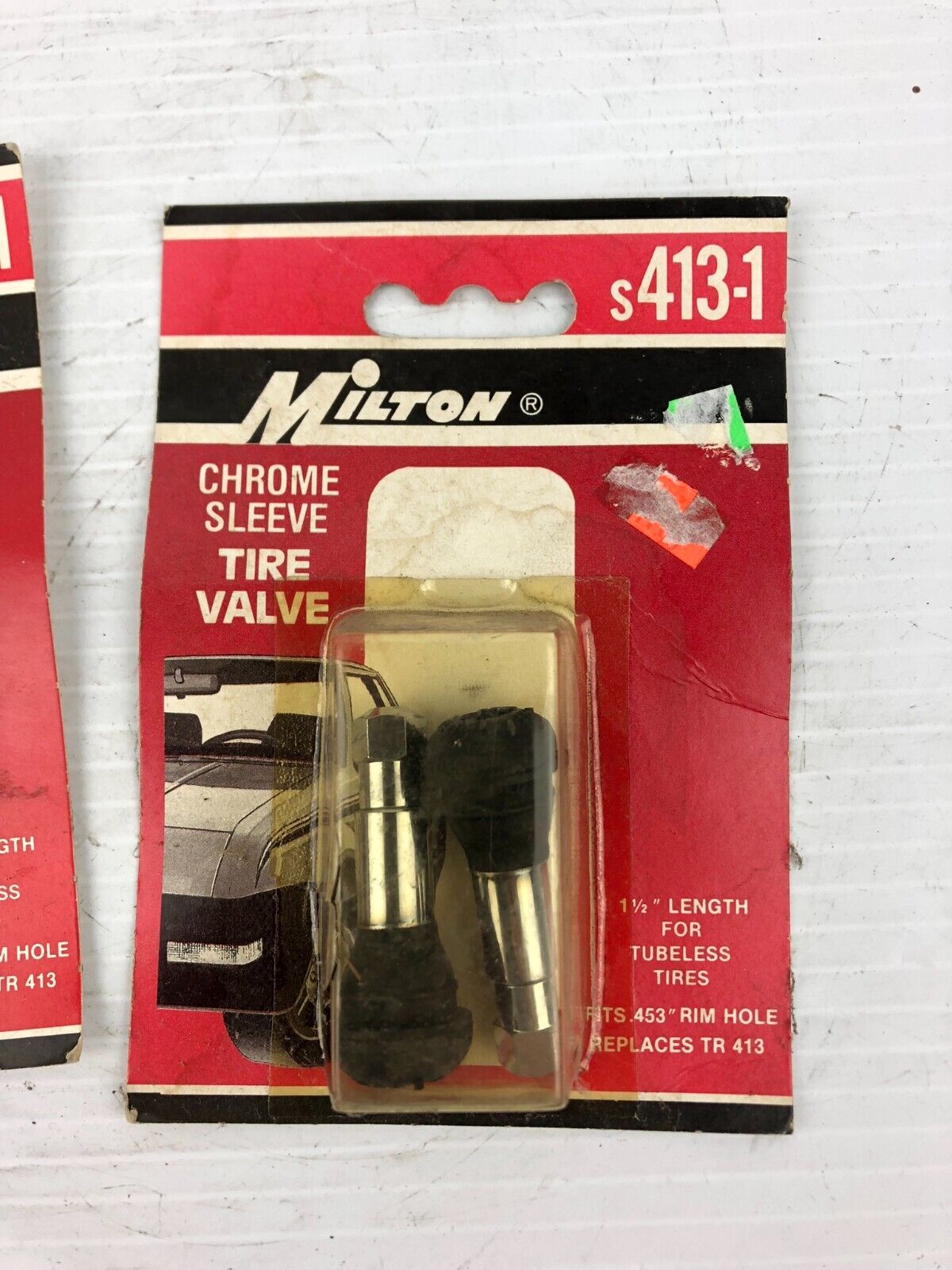 Milton S413-1 Chrome Sleeve Tire Valve - Lot of 4