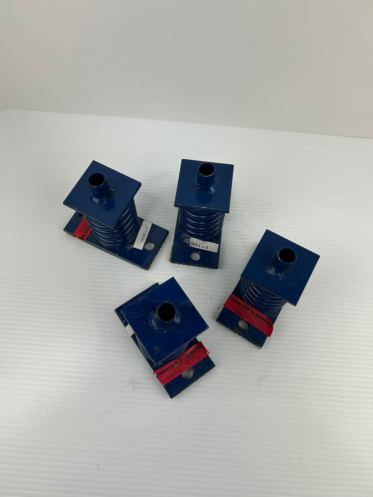 Vibration Eliminator OSKL1-3 & OSKL1-4 Spring Mount Isolator Deflection - QTY 4