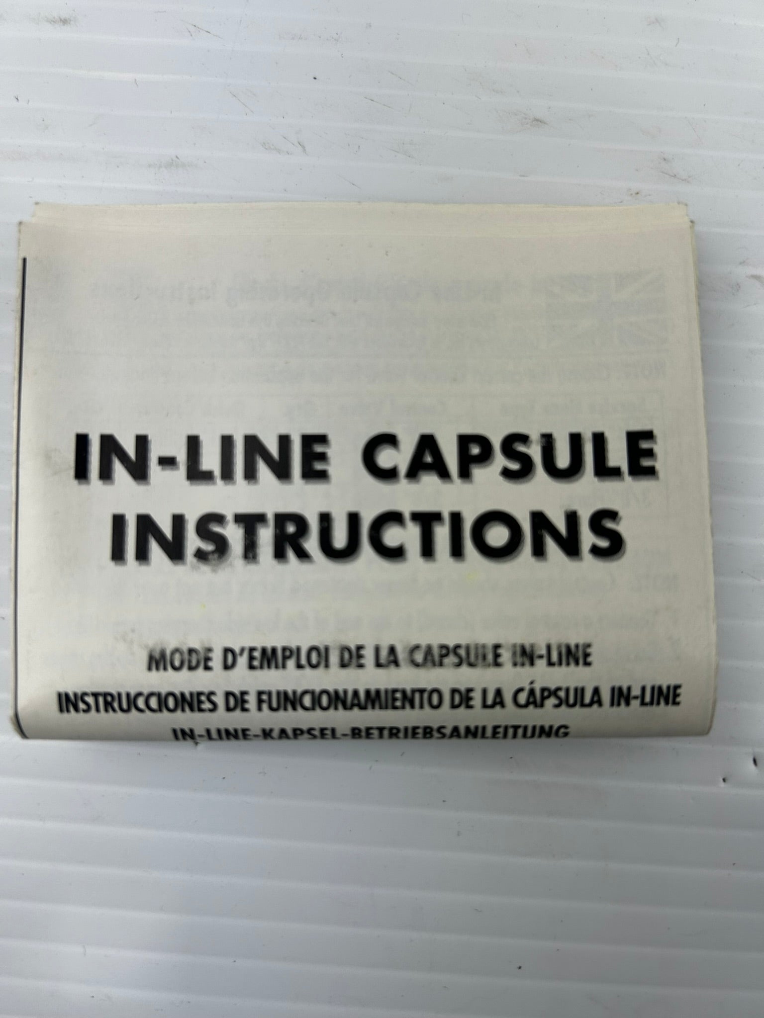 U-View In Line Capsule 499387 Lot of 4 .06 Ounce