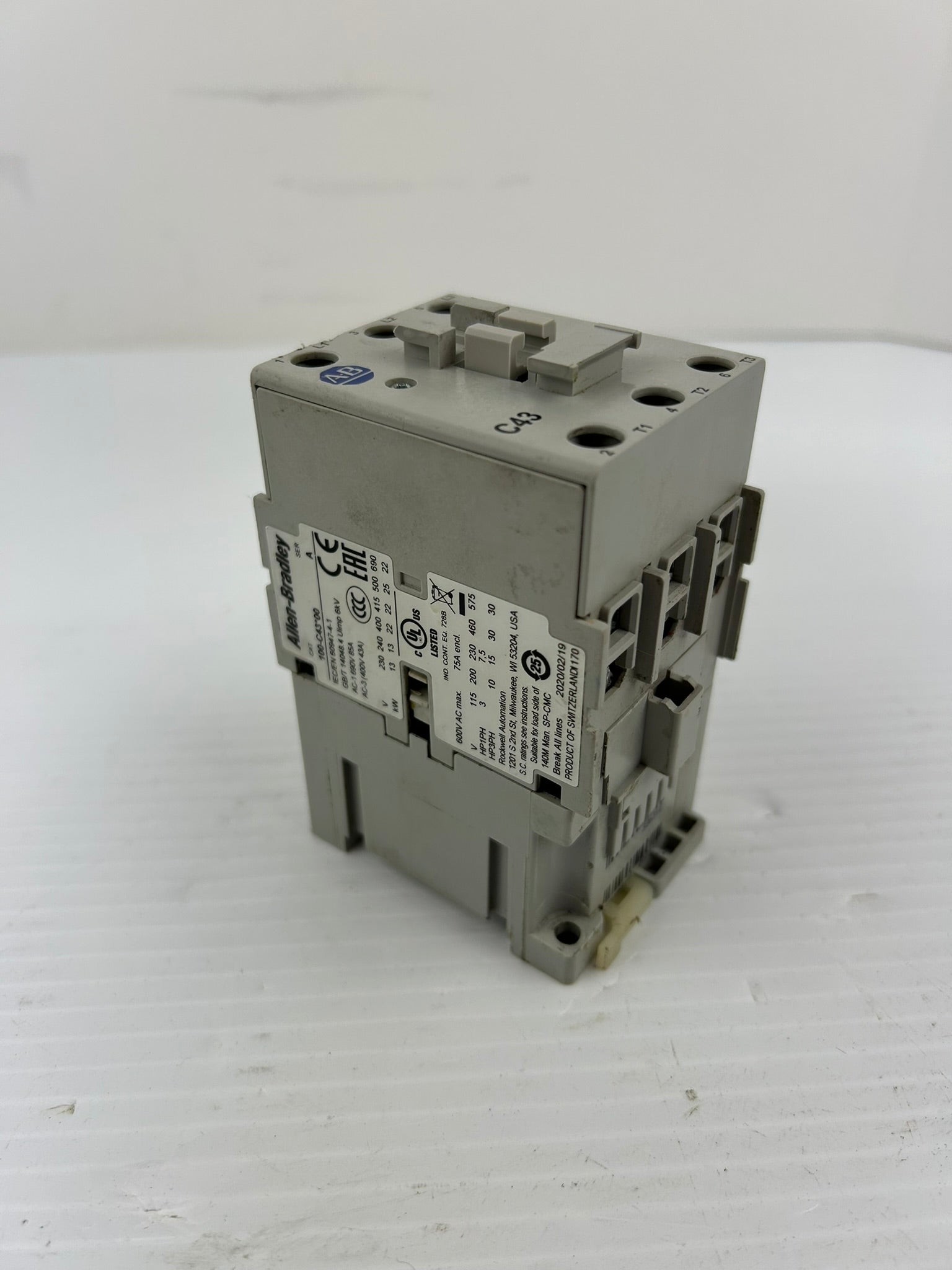 Allen-Bradley 100-C43*00 Contactor Series A